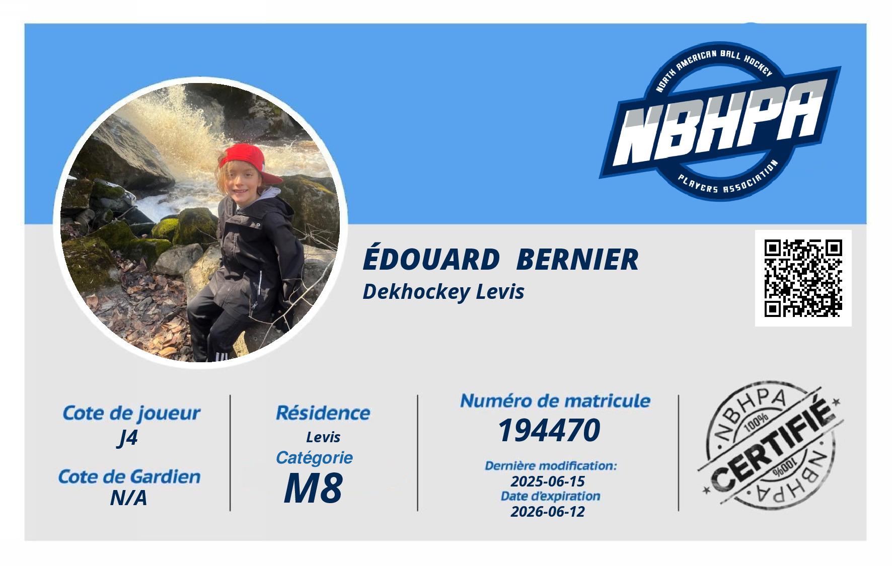 Édouard  Bernier