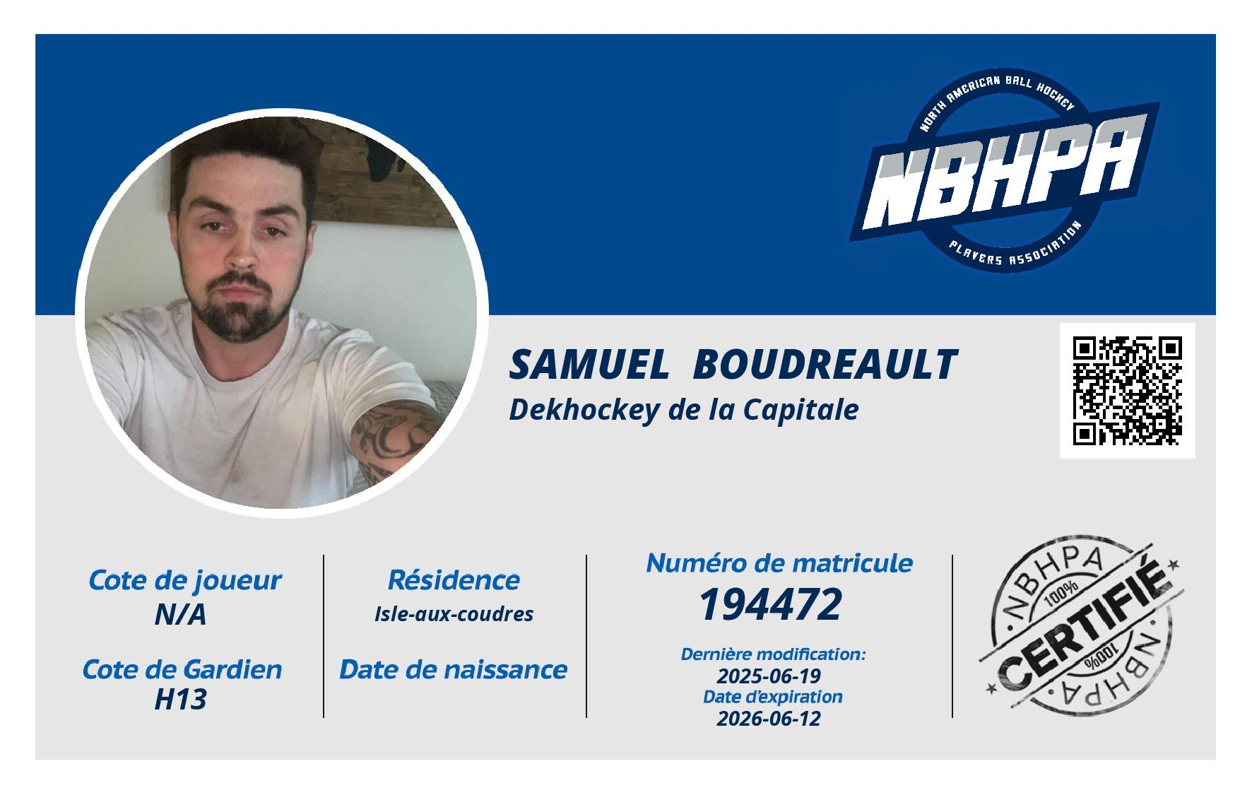 Samuel  Boudreault 
