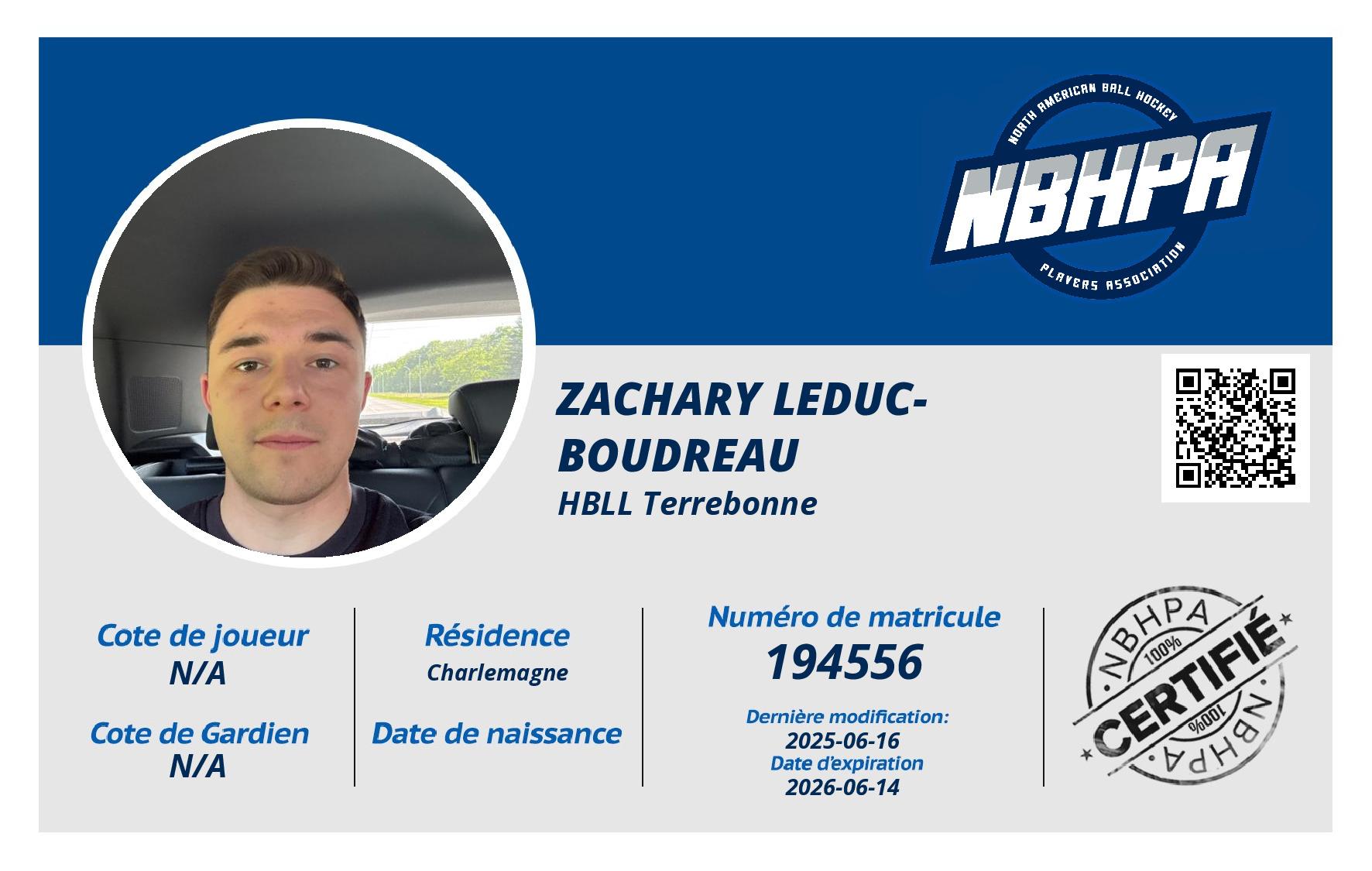 Zachary Leduc-Boudreau