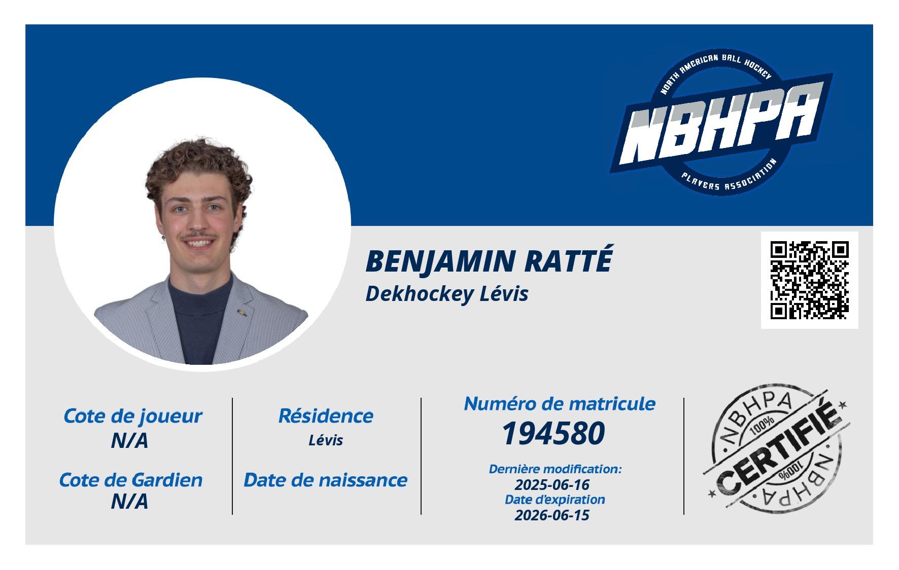 Benjamin Ratté