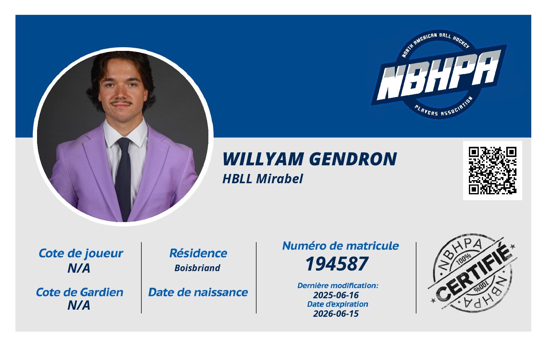 Willyam Gendron