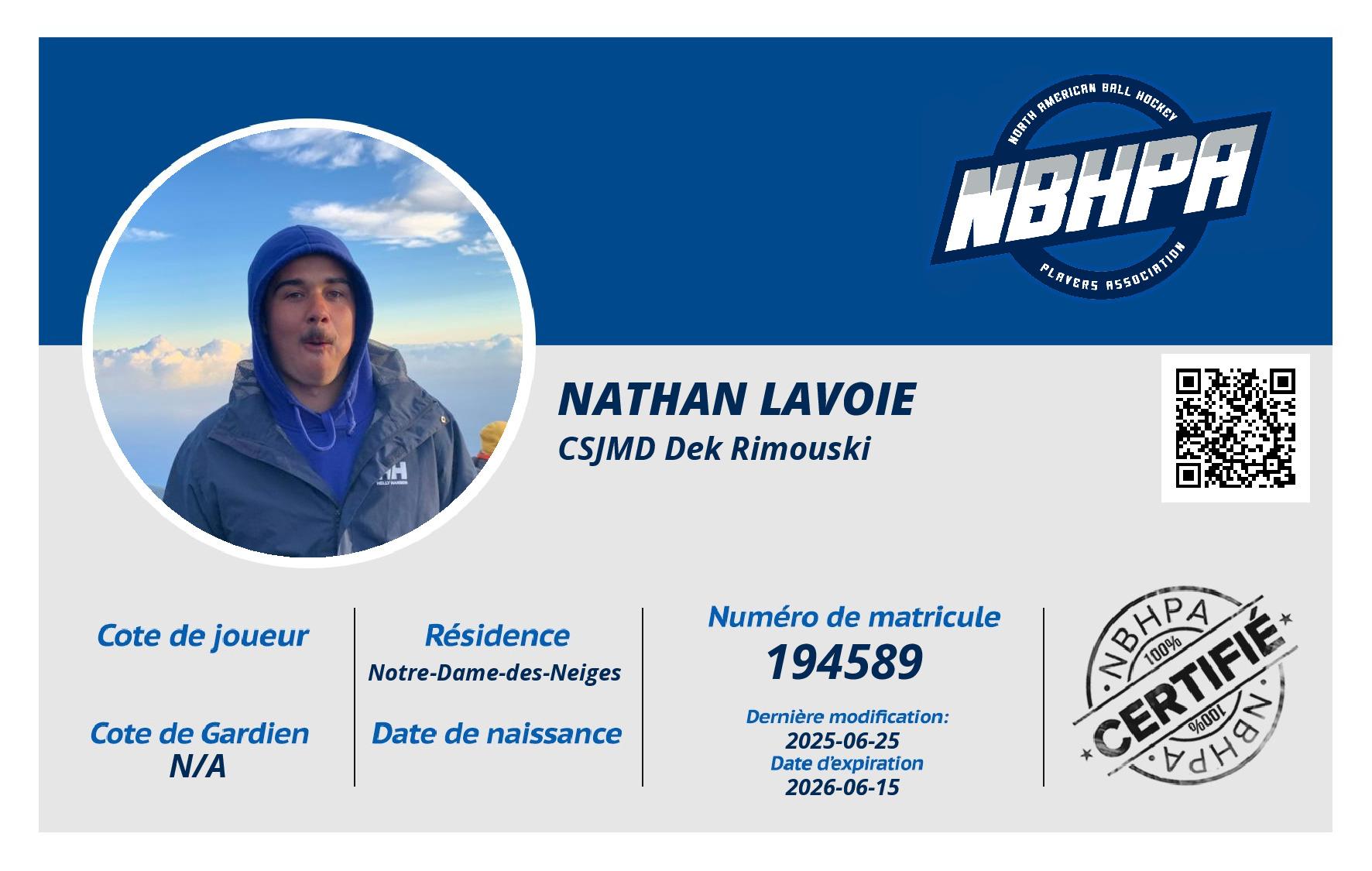 Nathan Lavoie