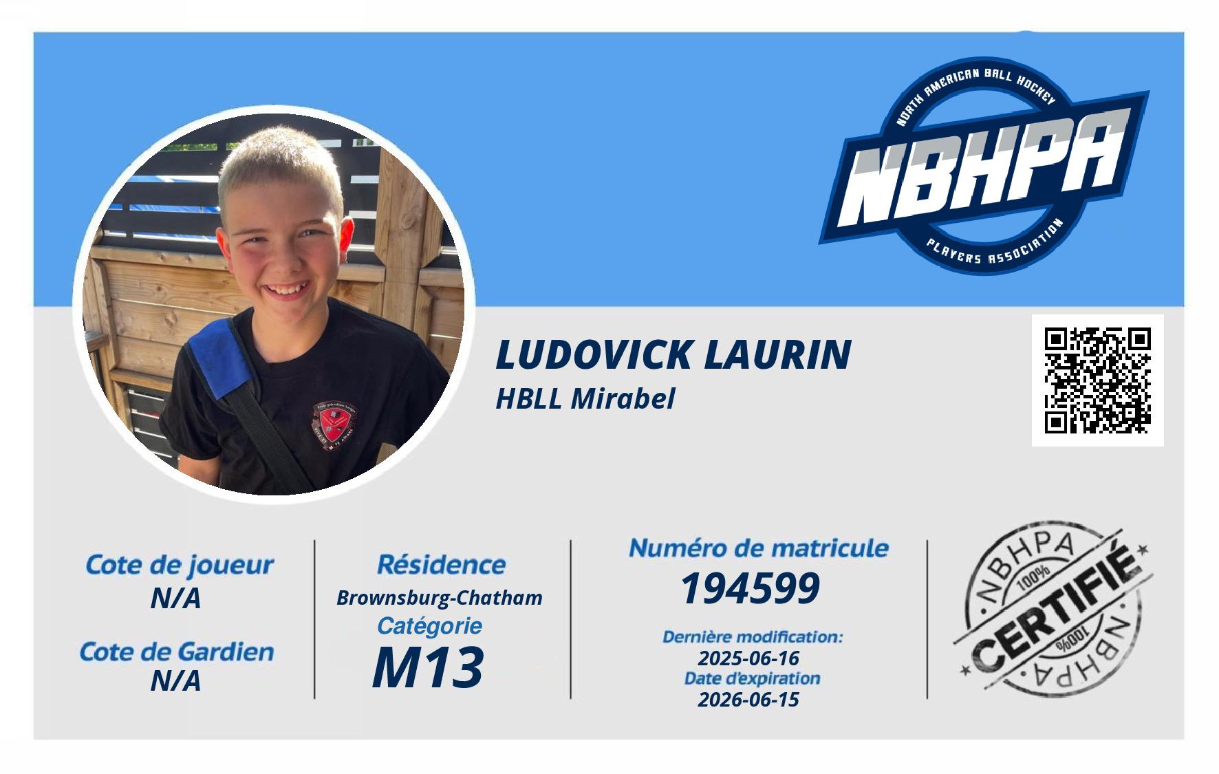 Ludovick Laurin