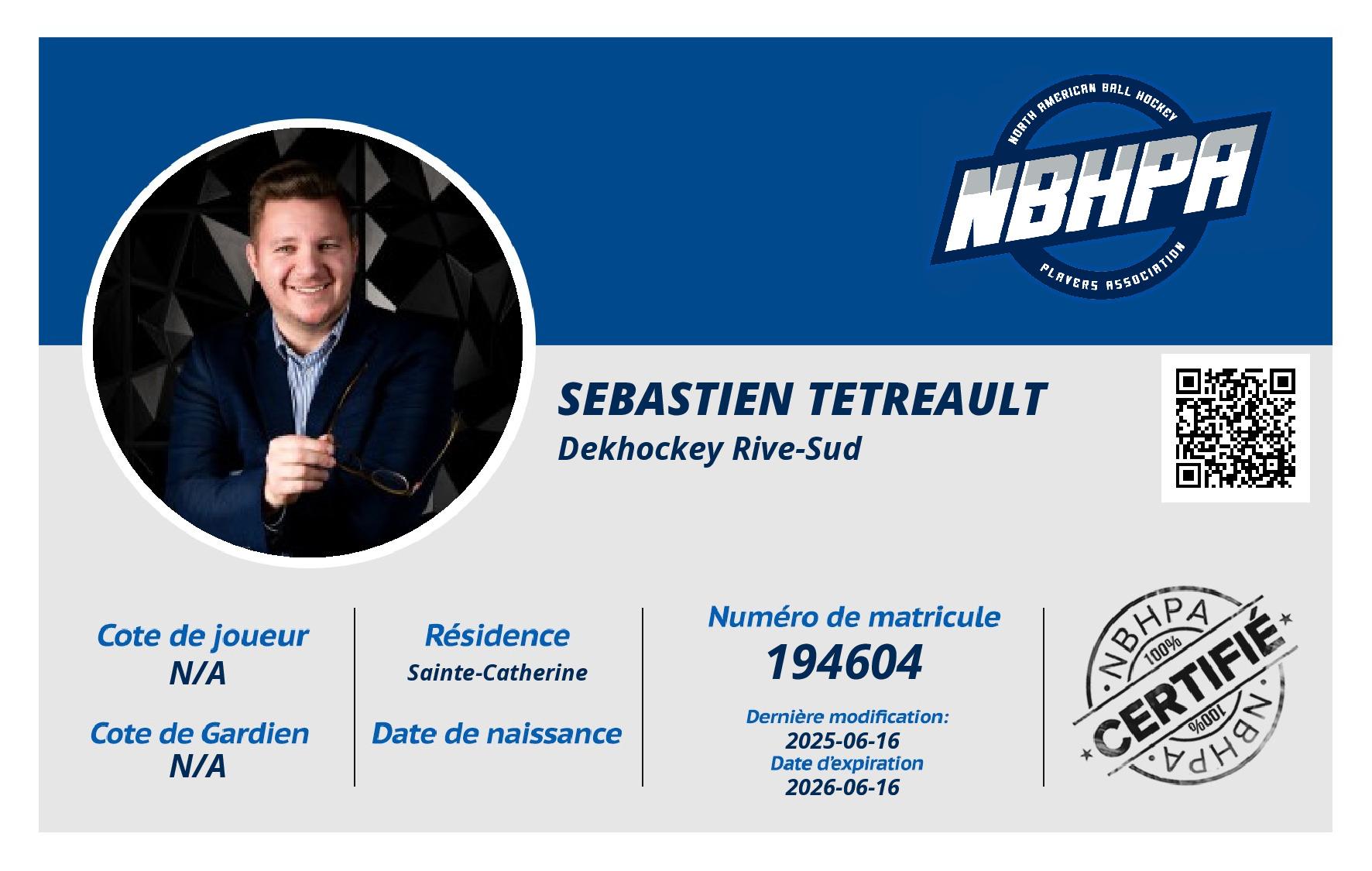 Sebastien Tetreault