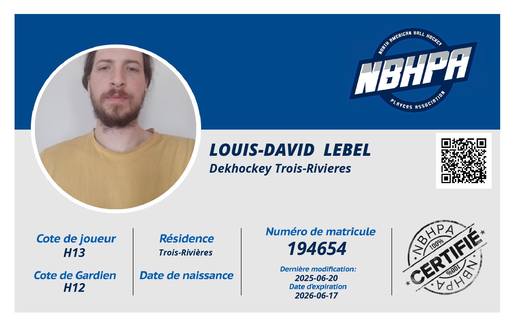 Louis-David  Lebel