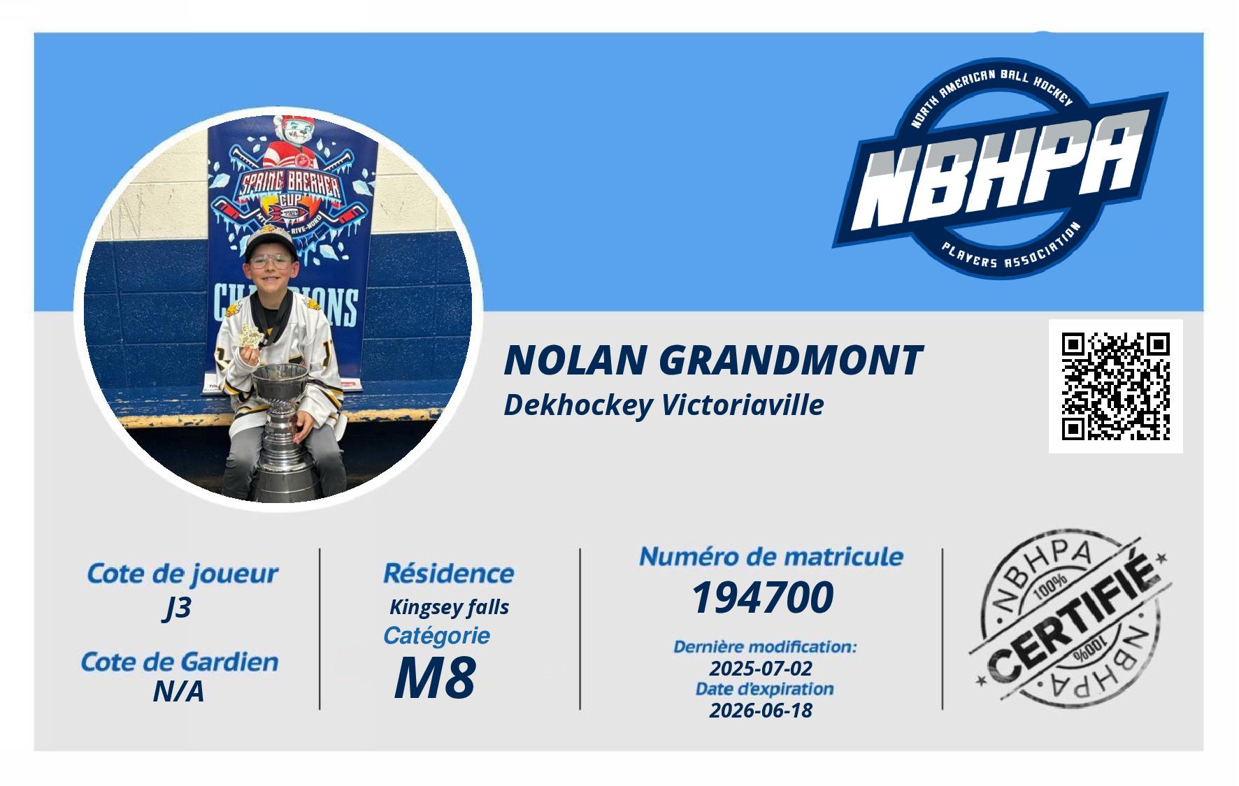 Nolan Grandmont