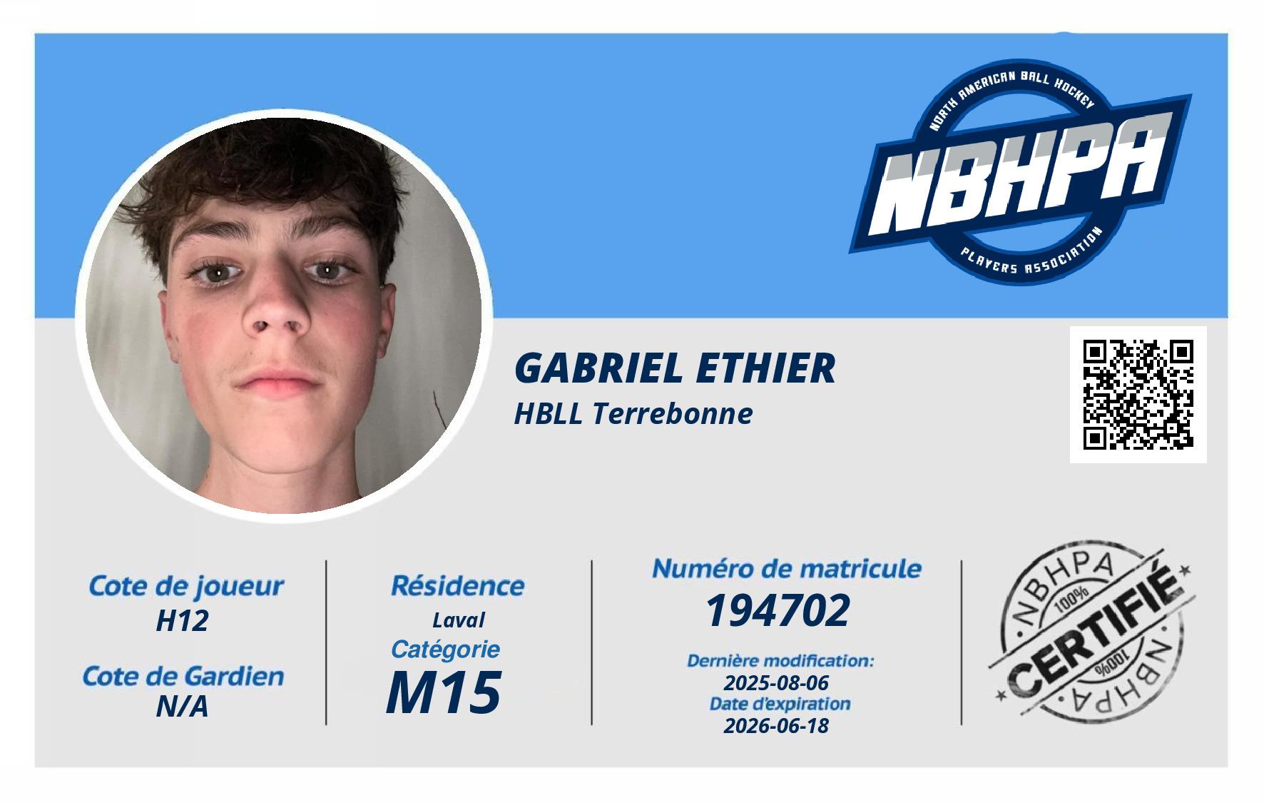 Gabriel Ethier