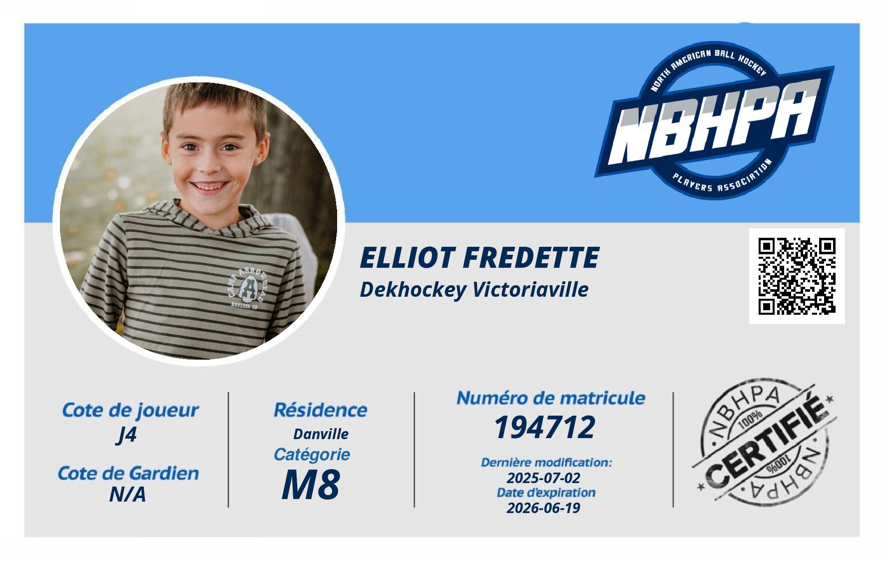 Elliot Fredette