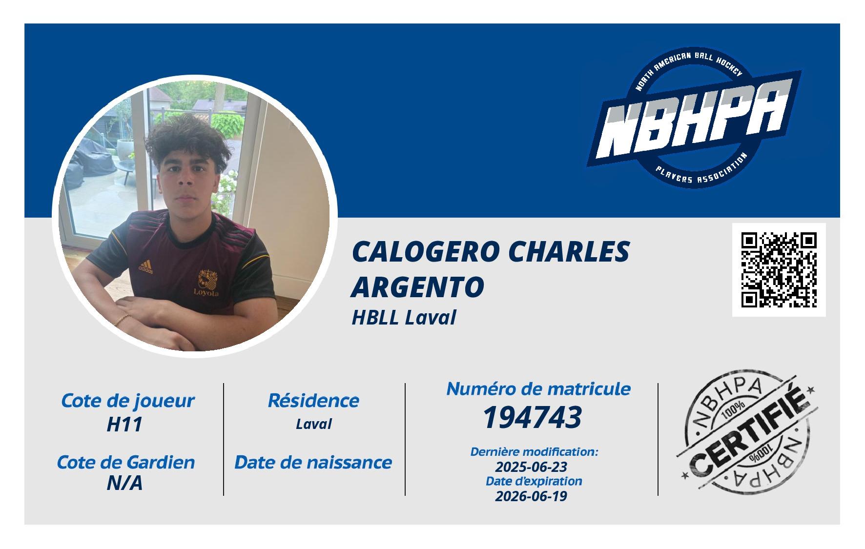 Calogero Charles Argento