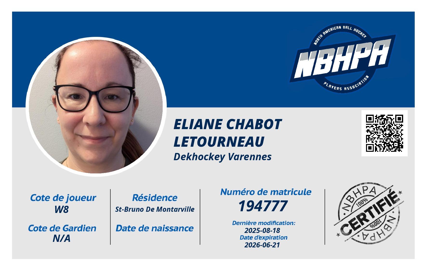 Eliane Chabot Letourneau