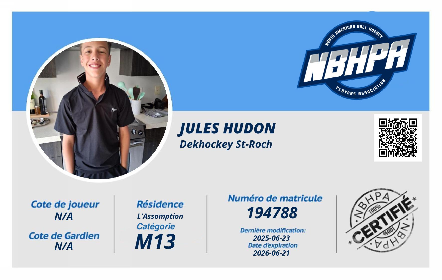 Jules Hudon