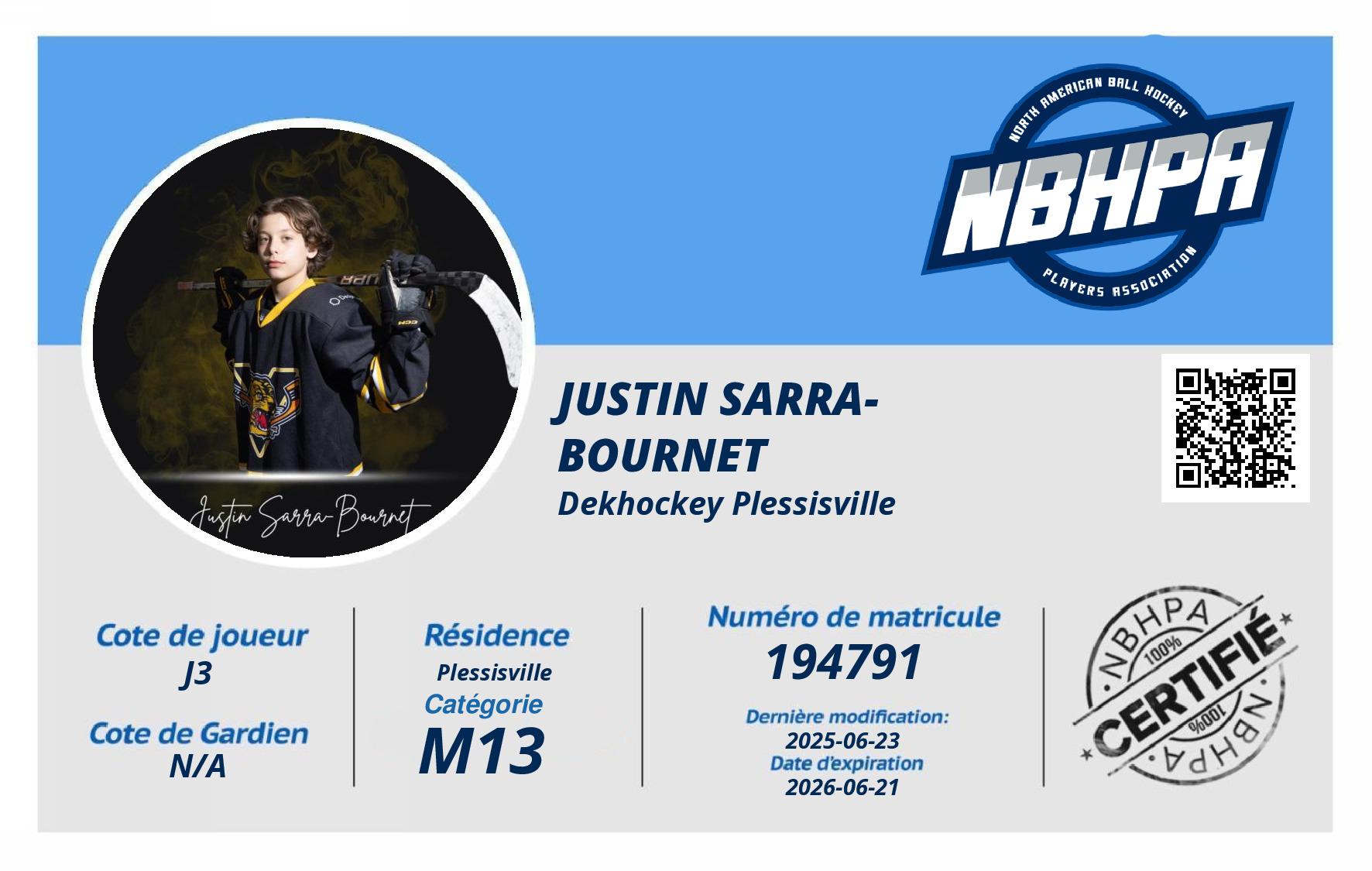 Justin Sarra-Bournet