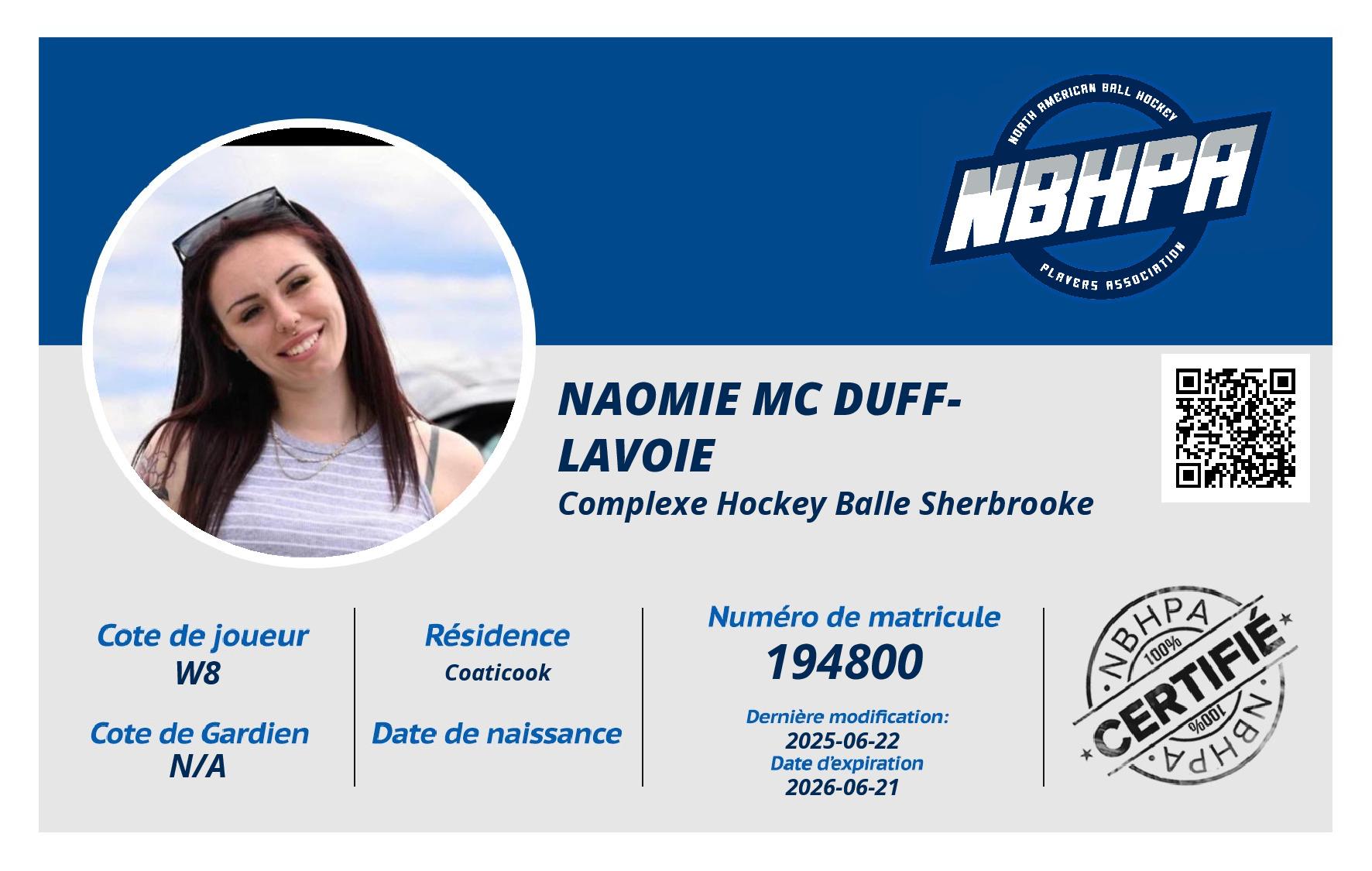 Naomie Mc Duff-Lavoie