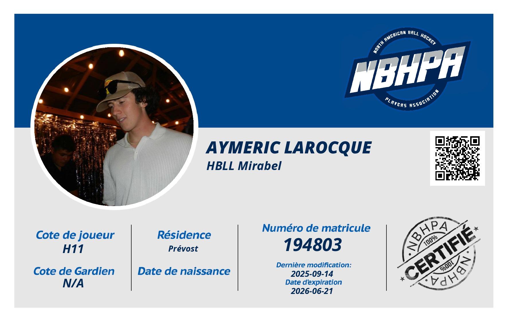 Aymeric Larocque
