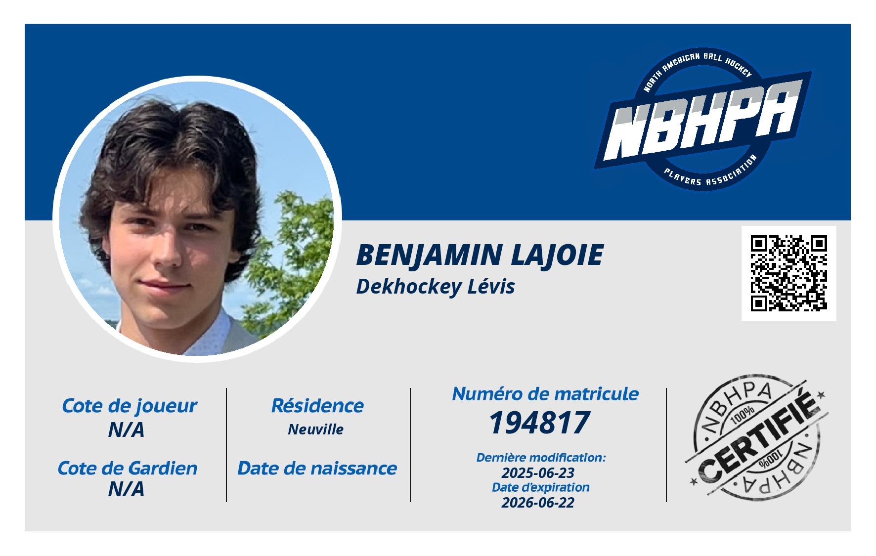 Benjamin Lajoie