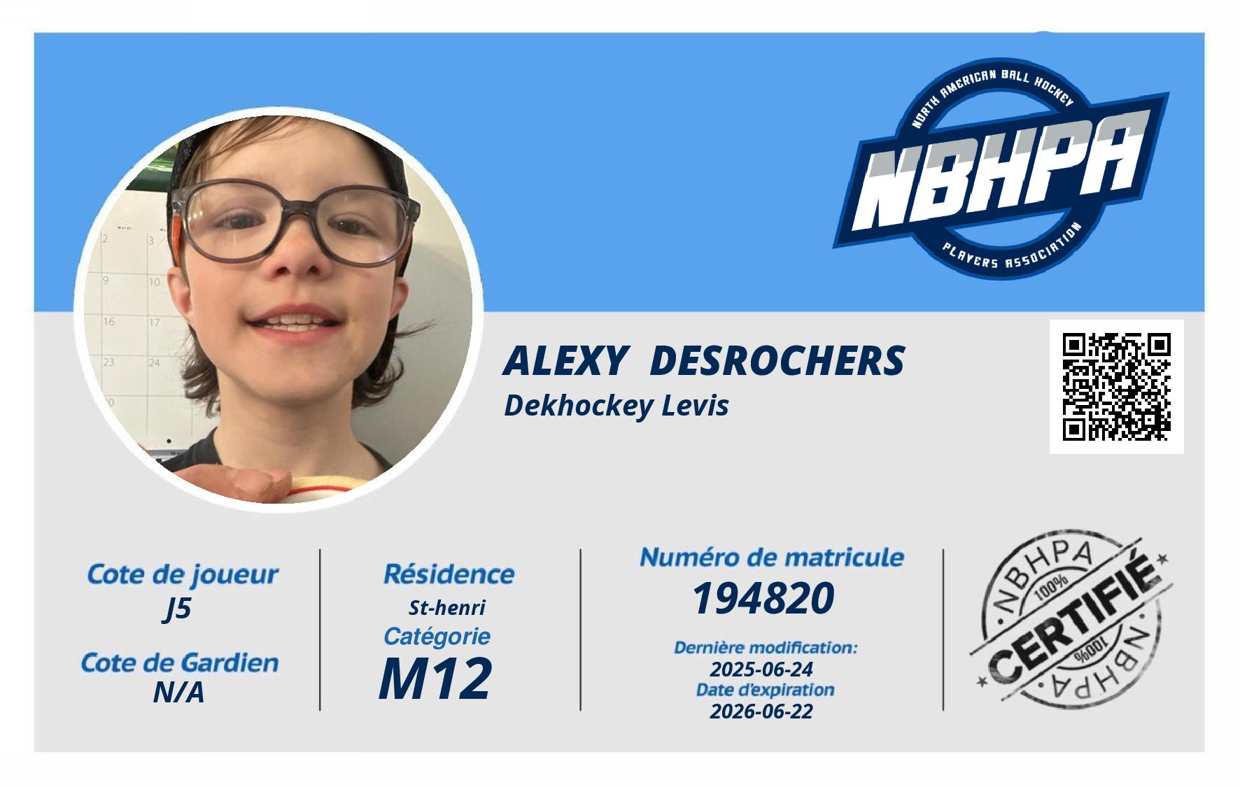 Alexy  Desrochers