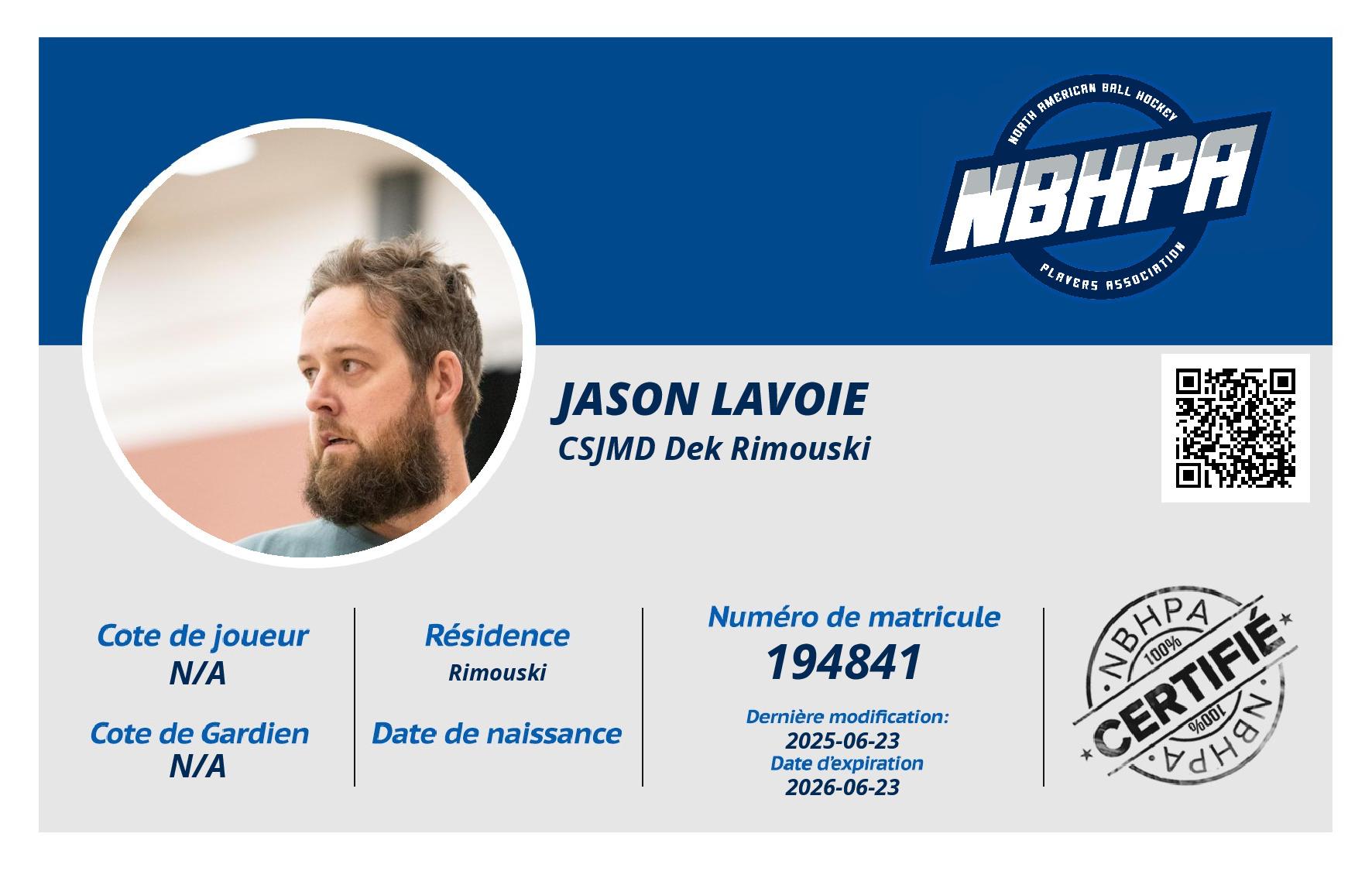 Jason Lavoie