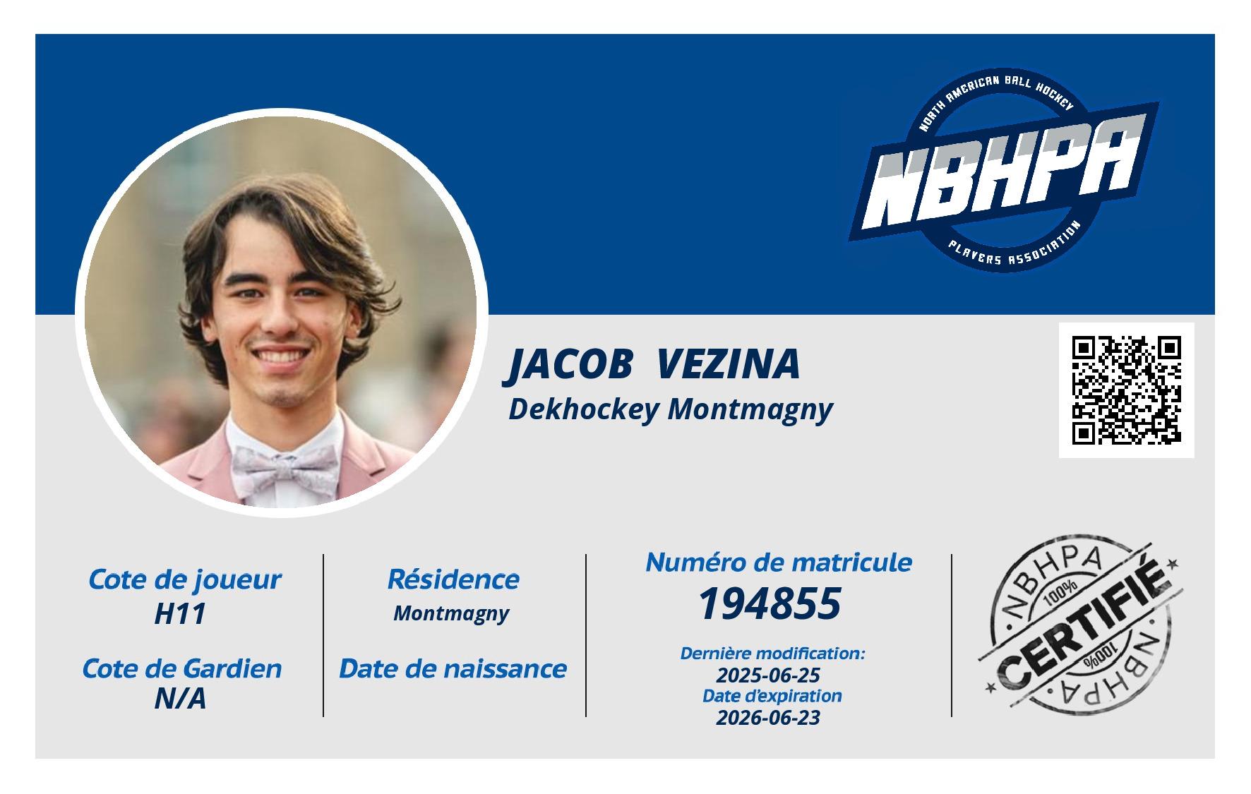 Jacob  Vezina