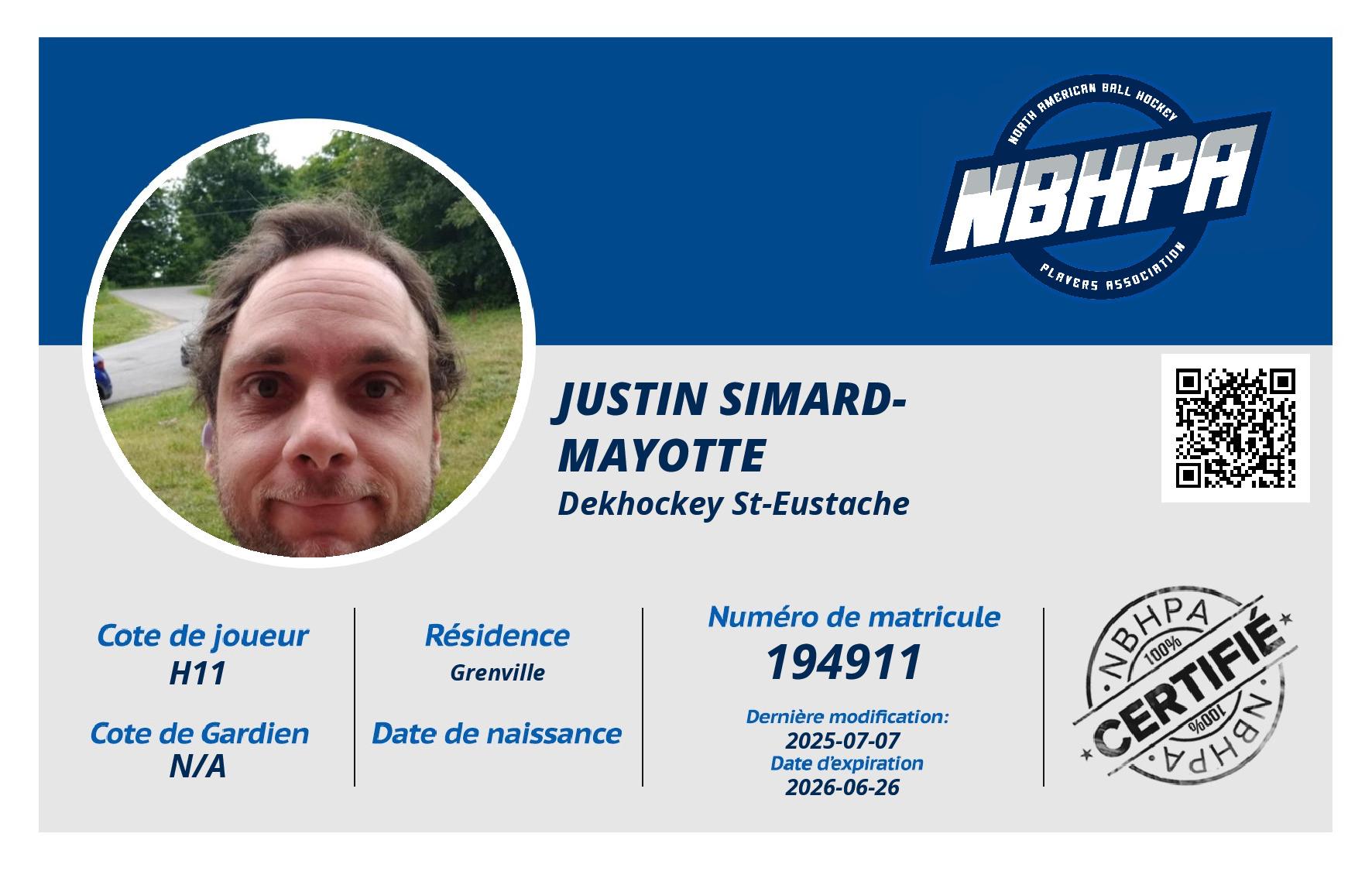 Justin Simard-Mayotte