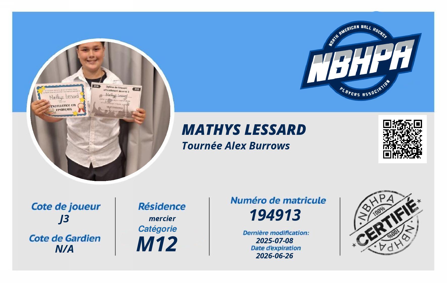 Mathys Lessard