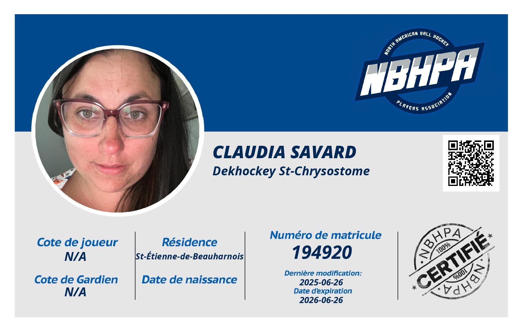 Claudia Savard