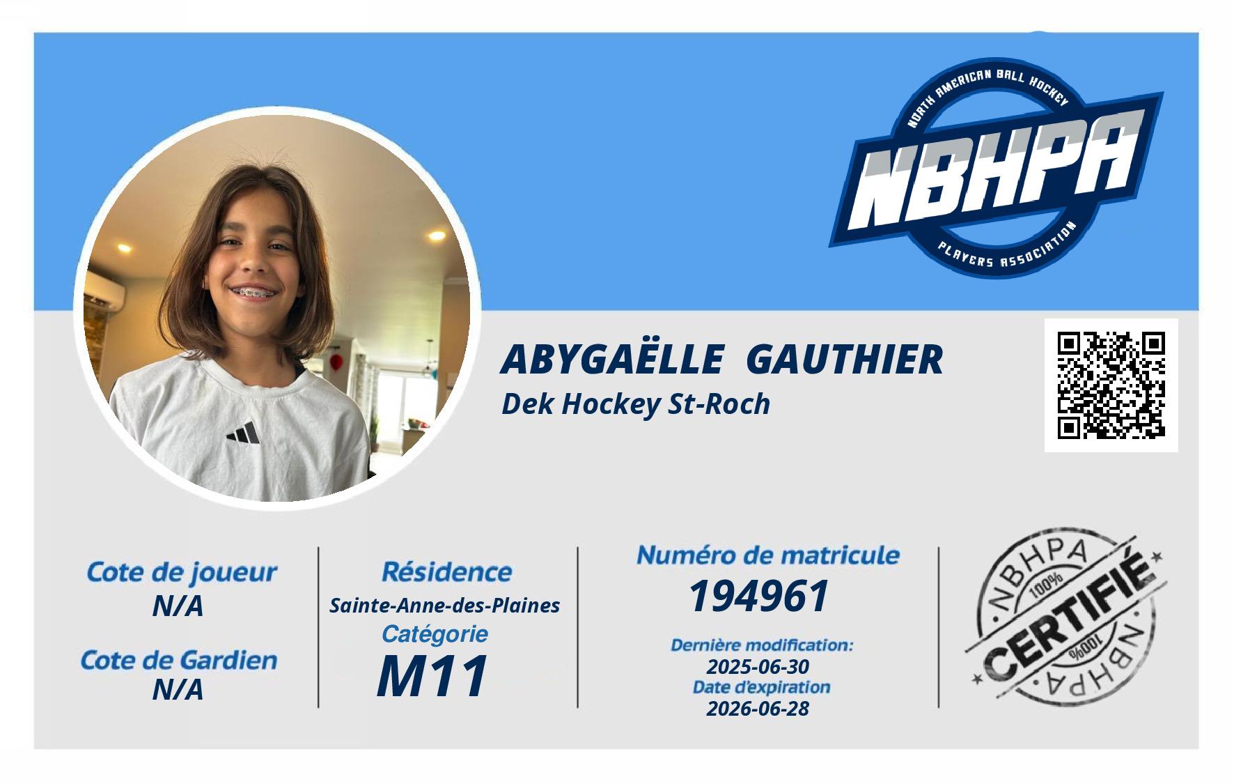 Abygaëlle  Gauthier