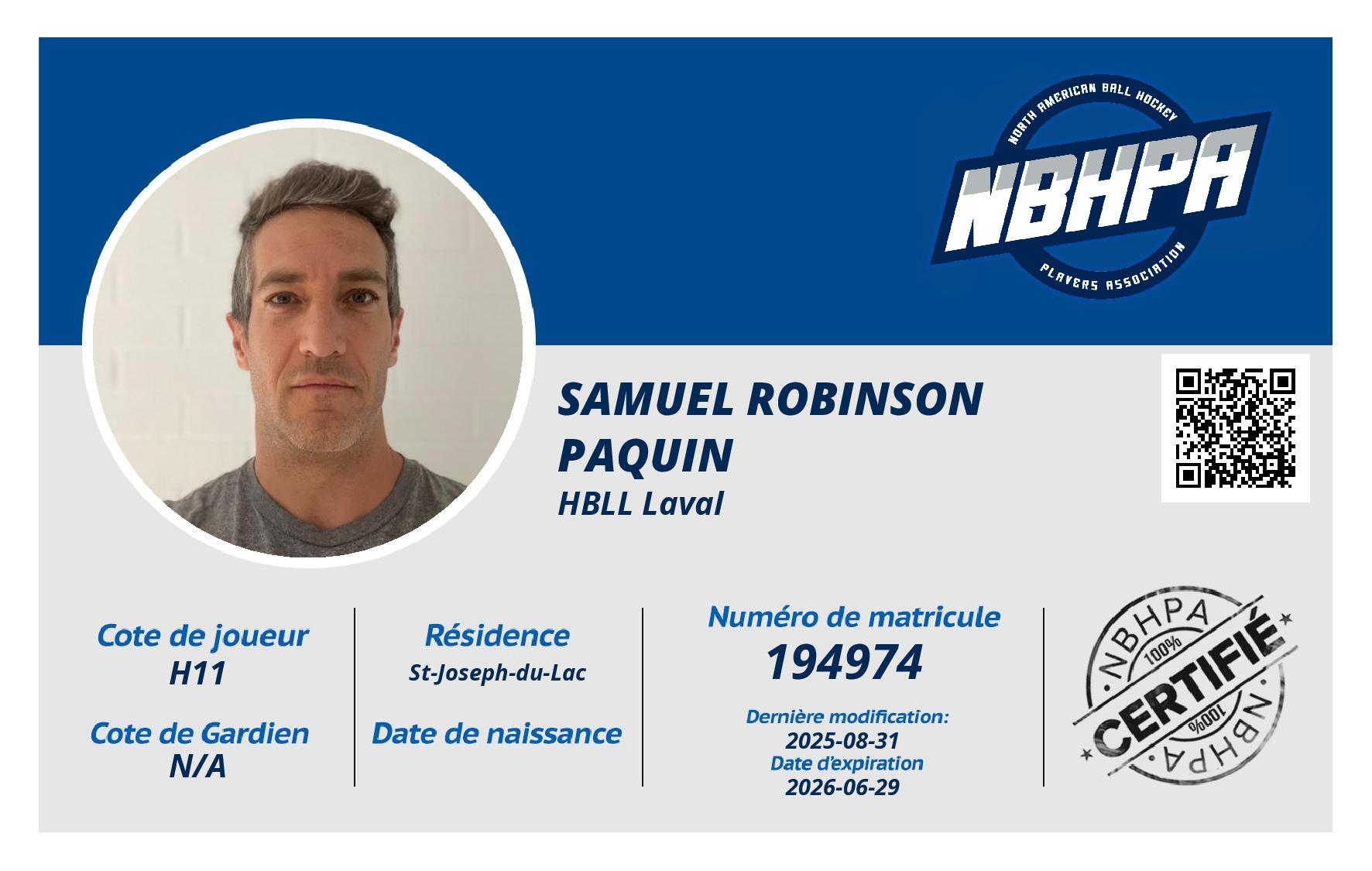 Samuel Robinson Paquin