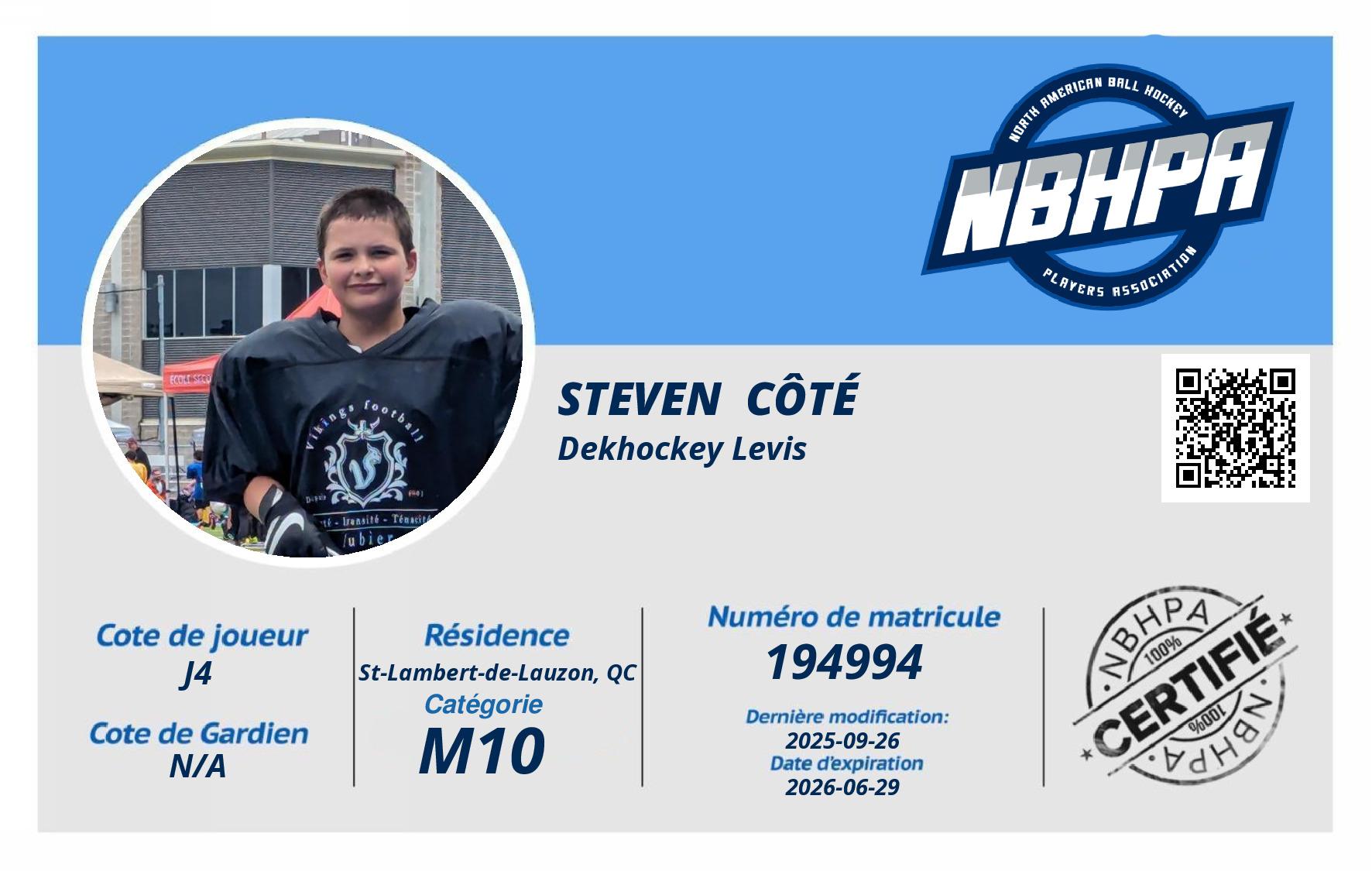 Steven  Côté 
