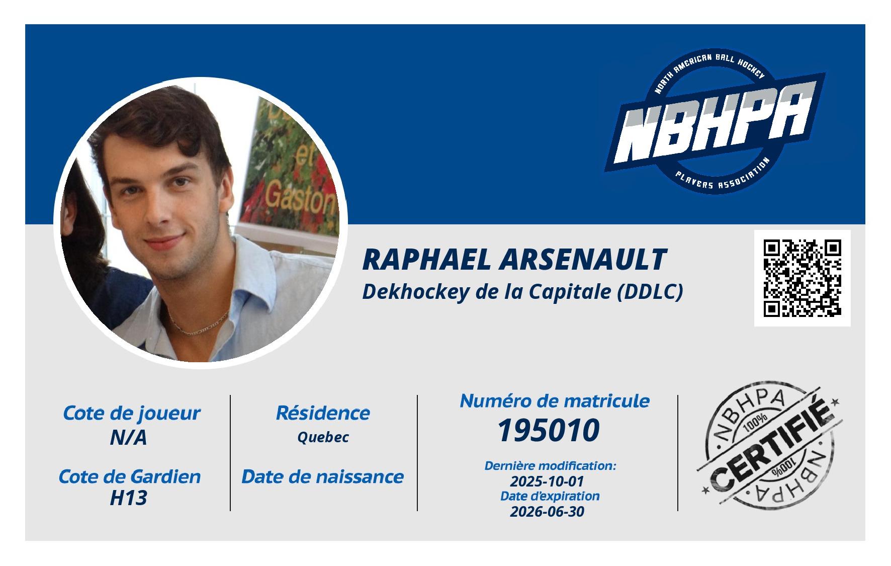 Raphael Arsenault