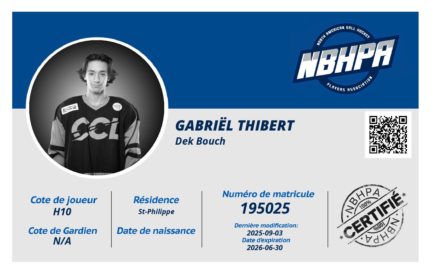 Gabriël Thibert