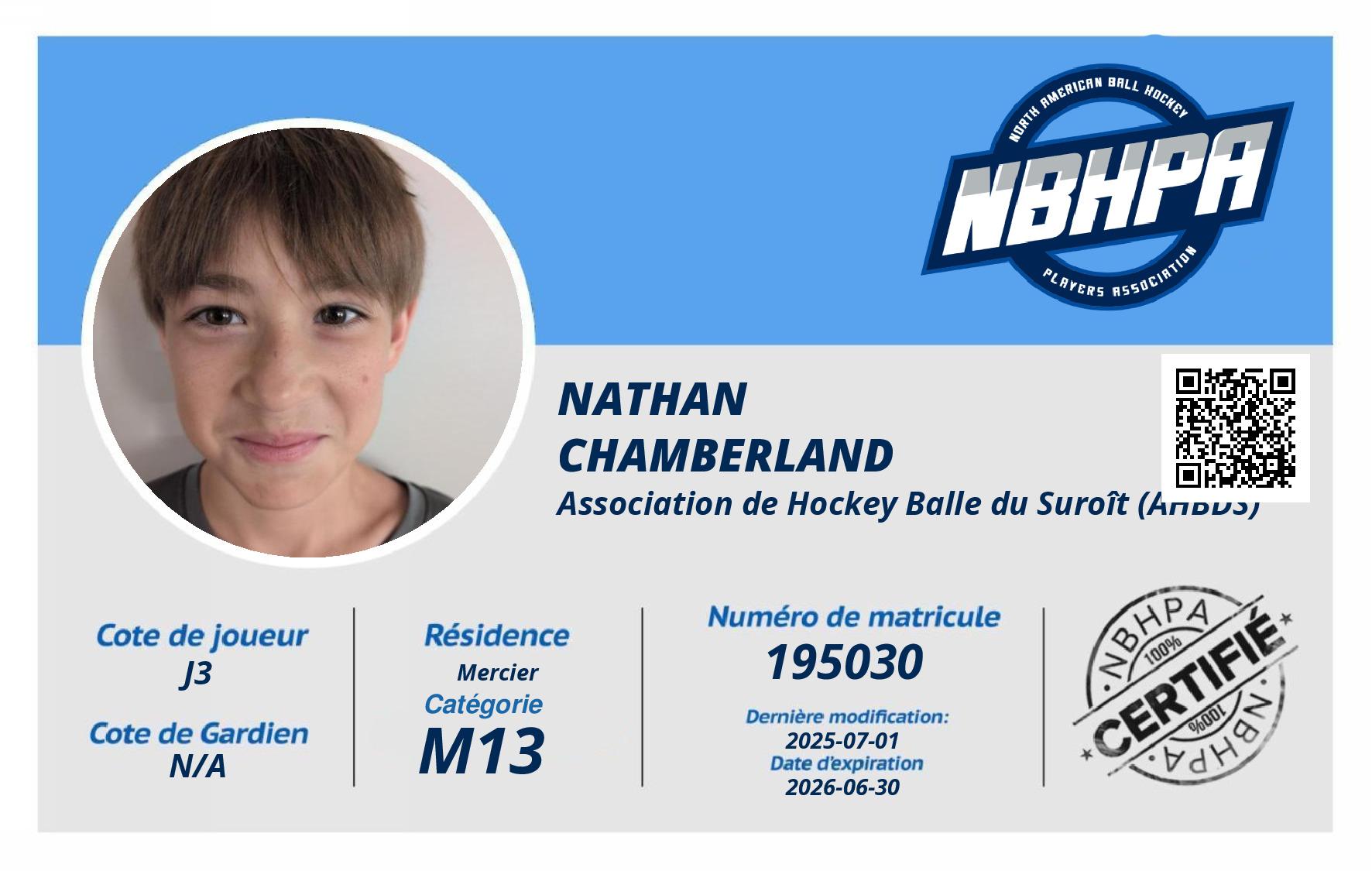 Nathan  Chamberland