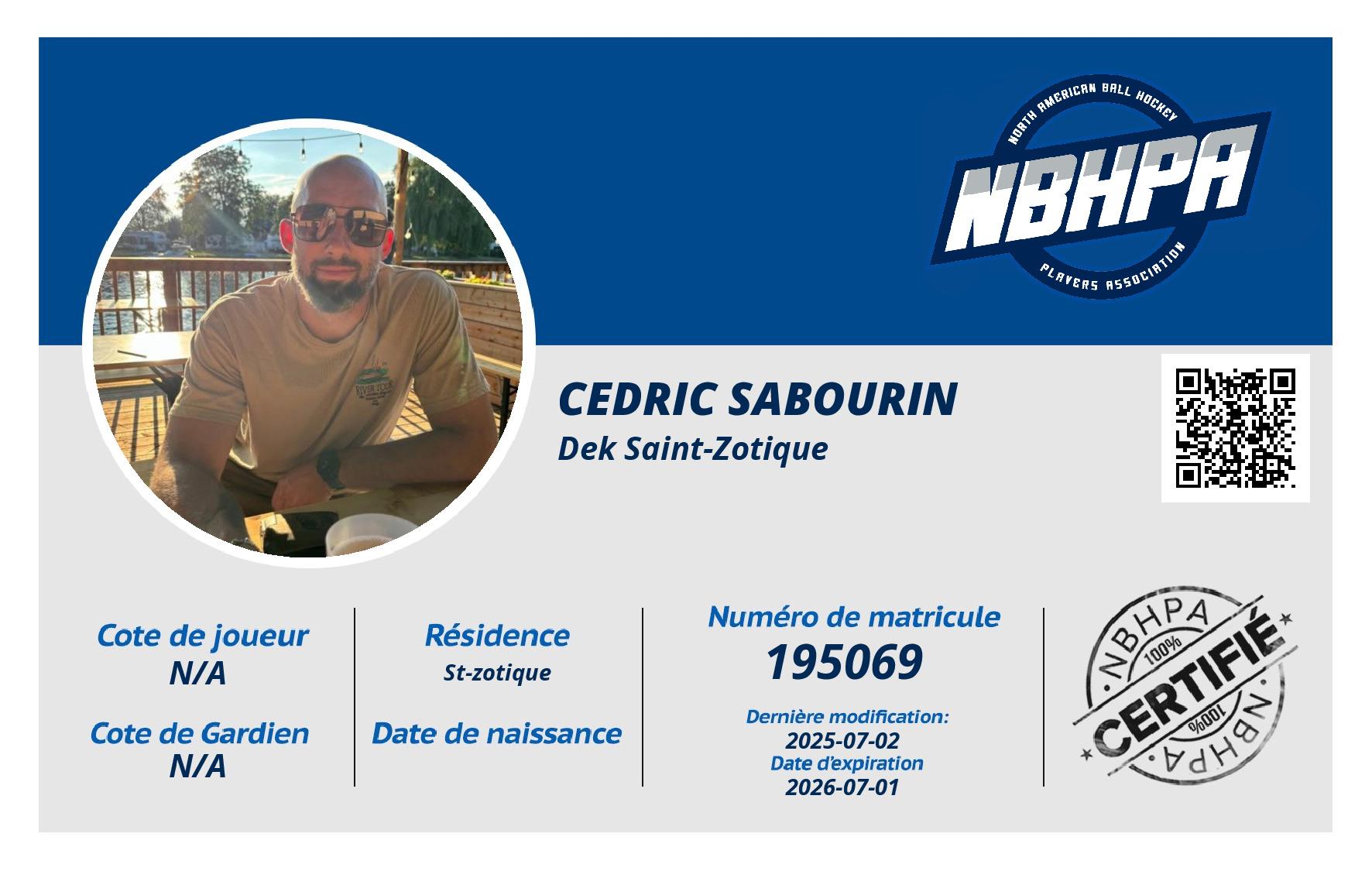 Cedric Sabourin