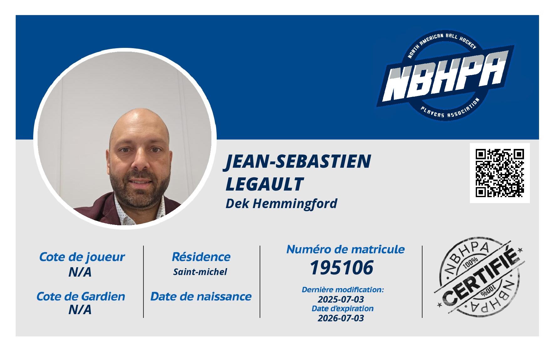 Jean-sebastien  Legault