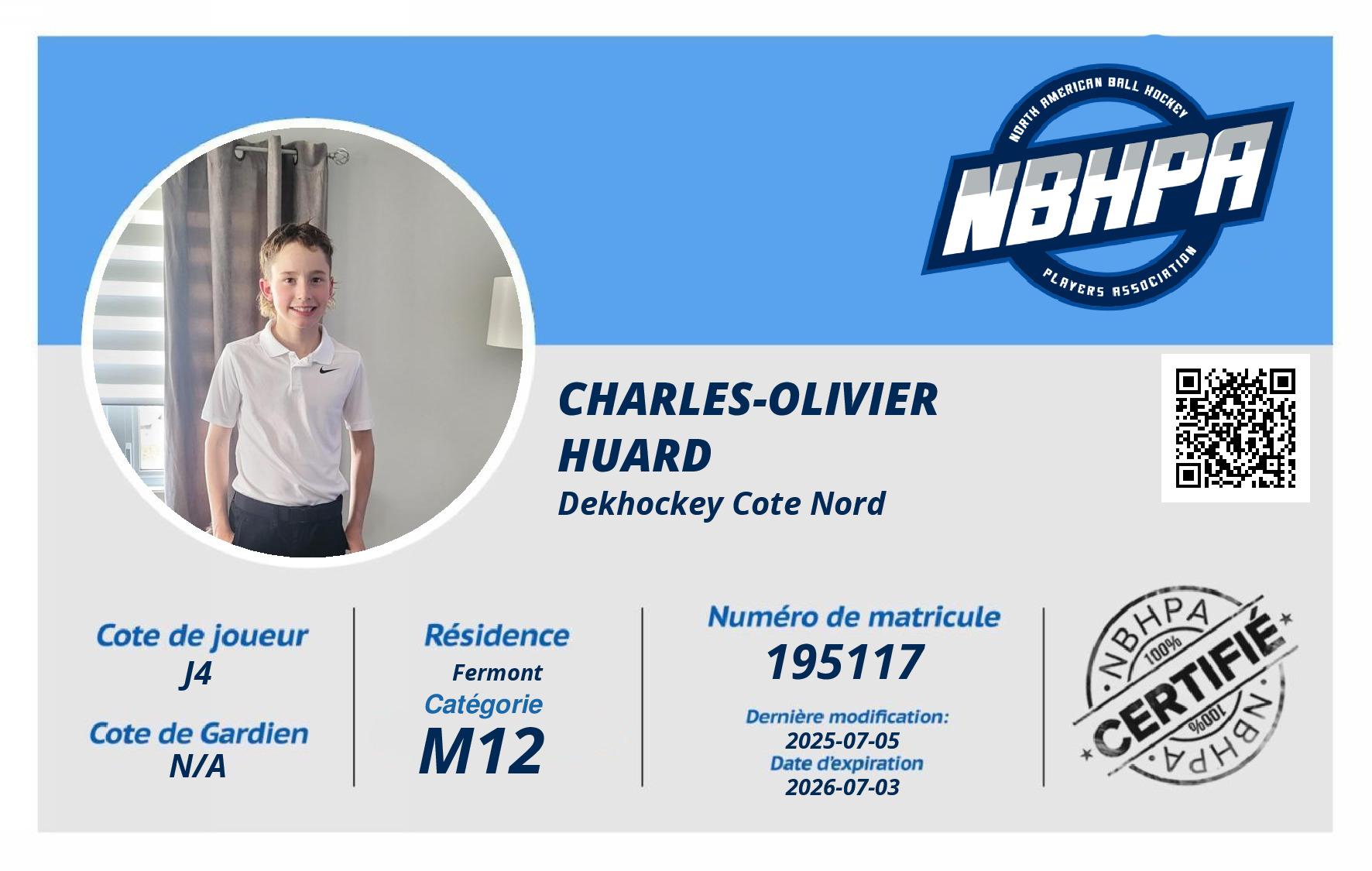 Charles-Olivier  Huard