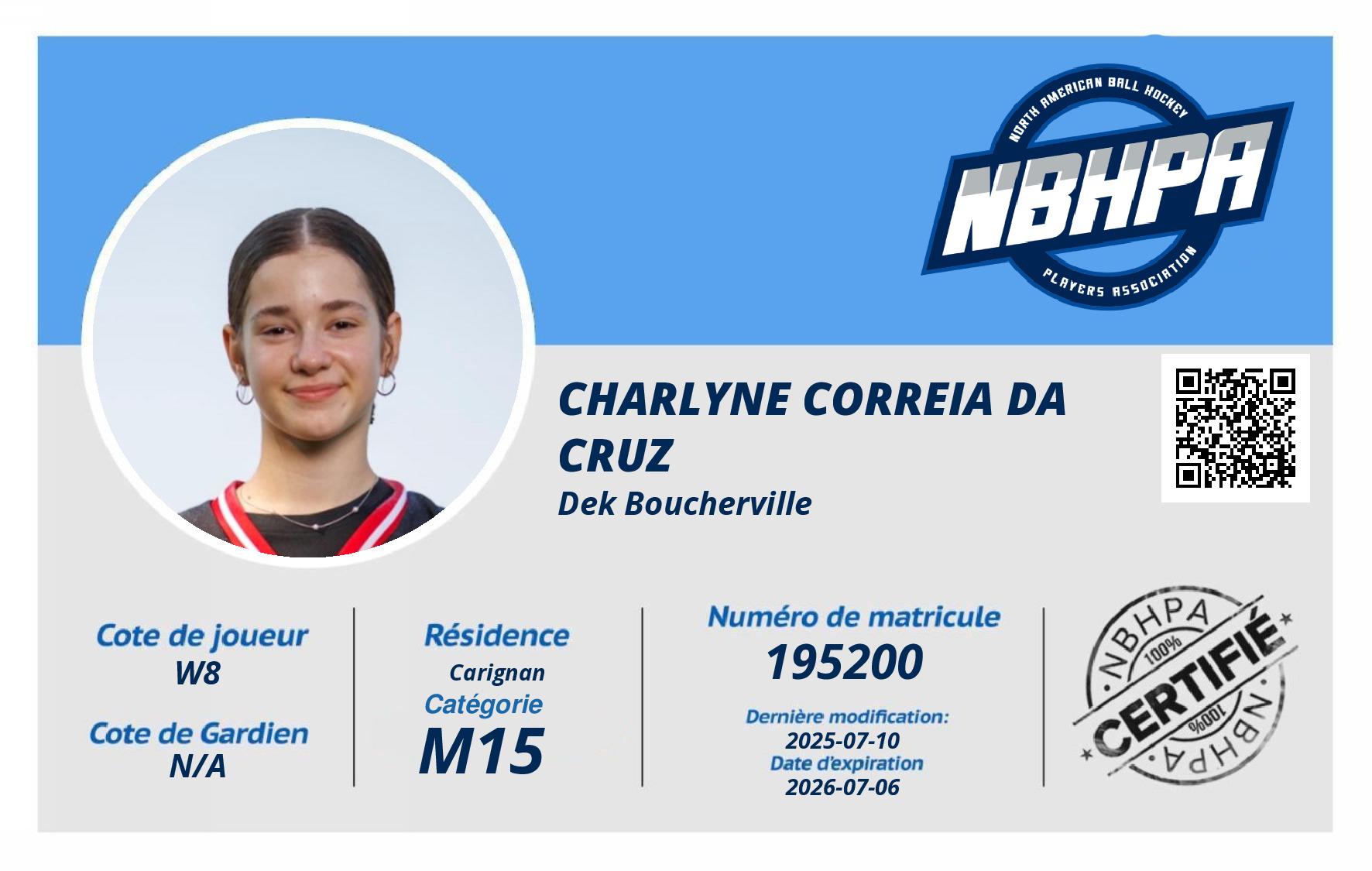 Charlyne Correia Da Cruz