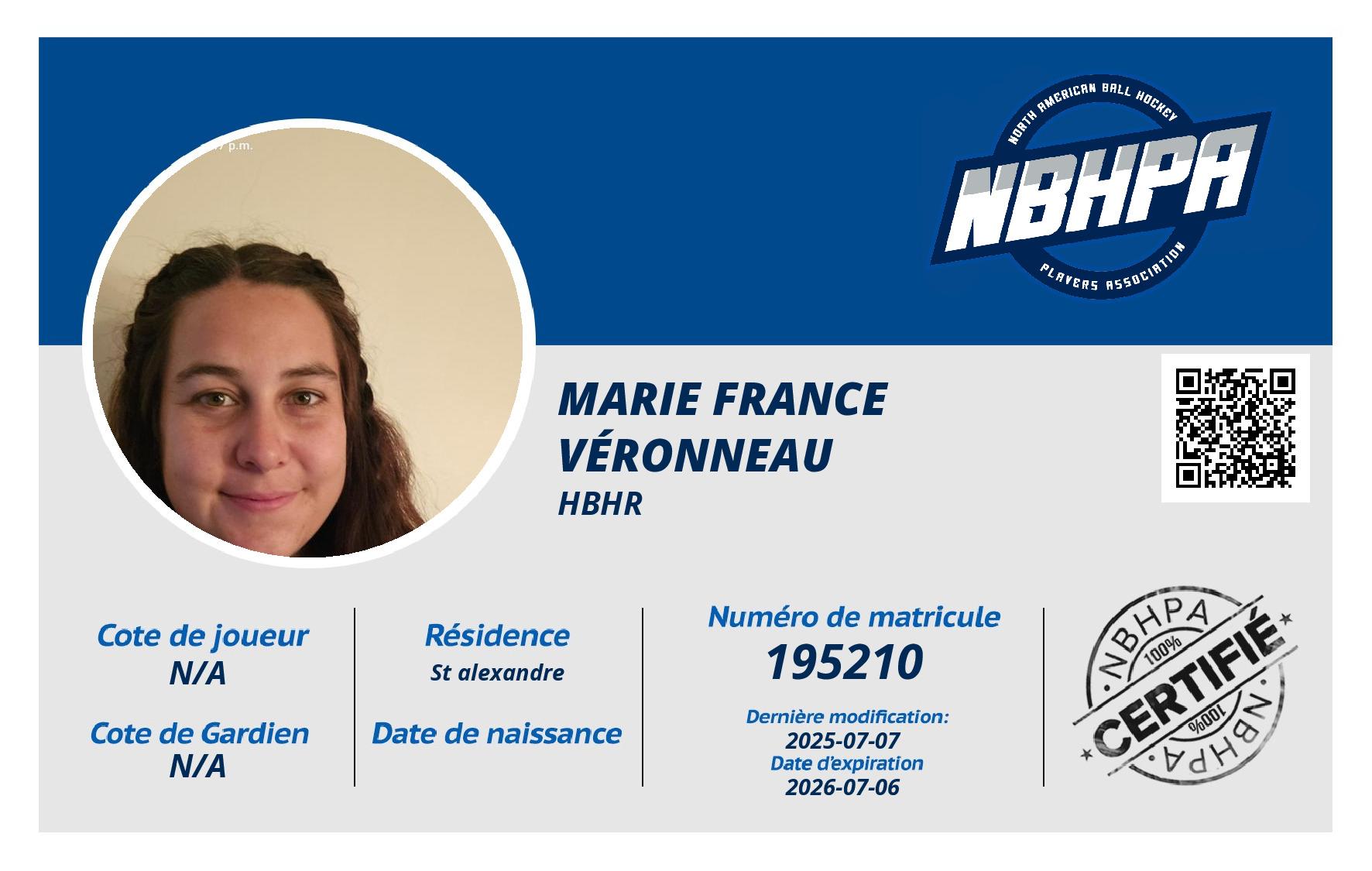 Marie France Véronneau