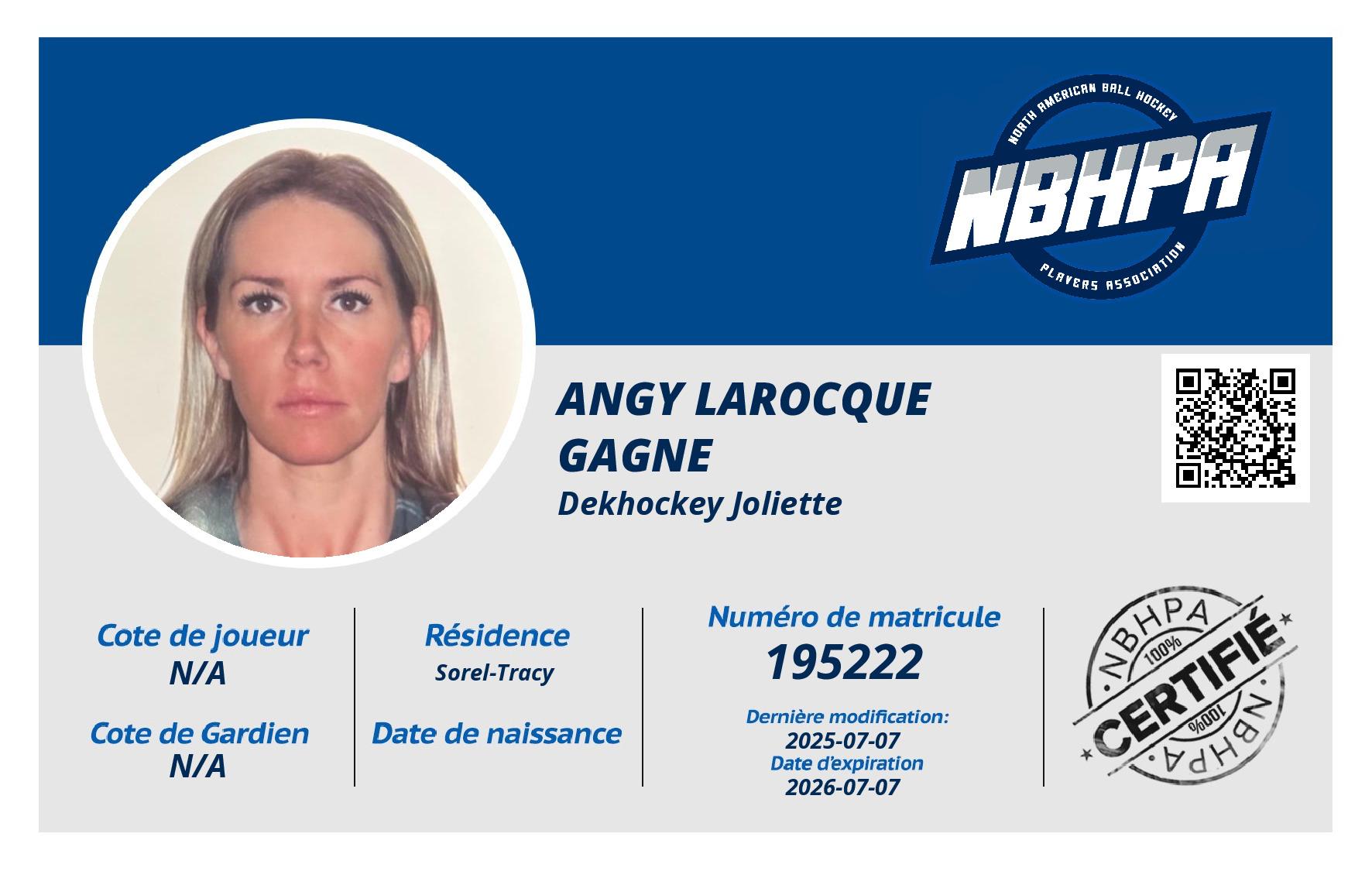 Angy Larocque Gagne 