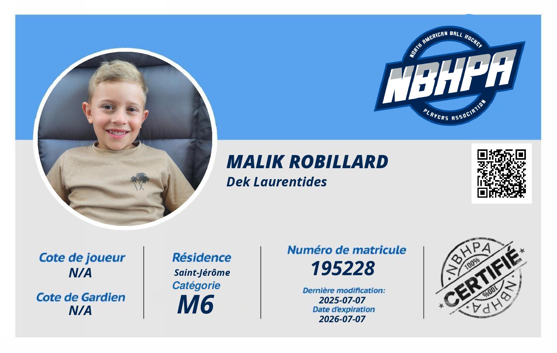 Malik Robillard