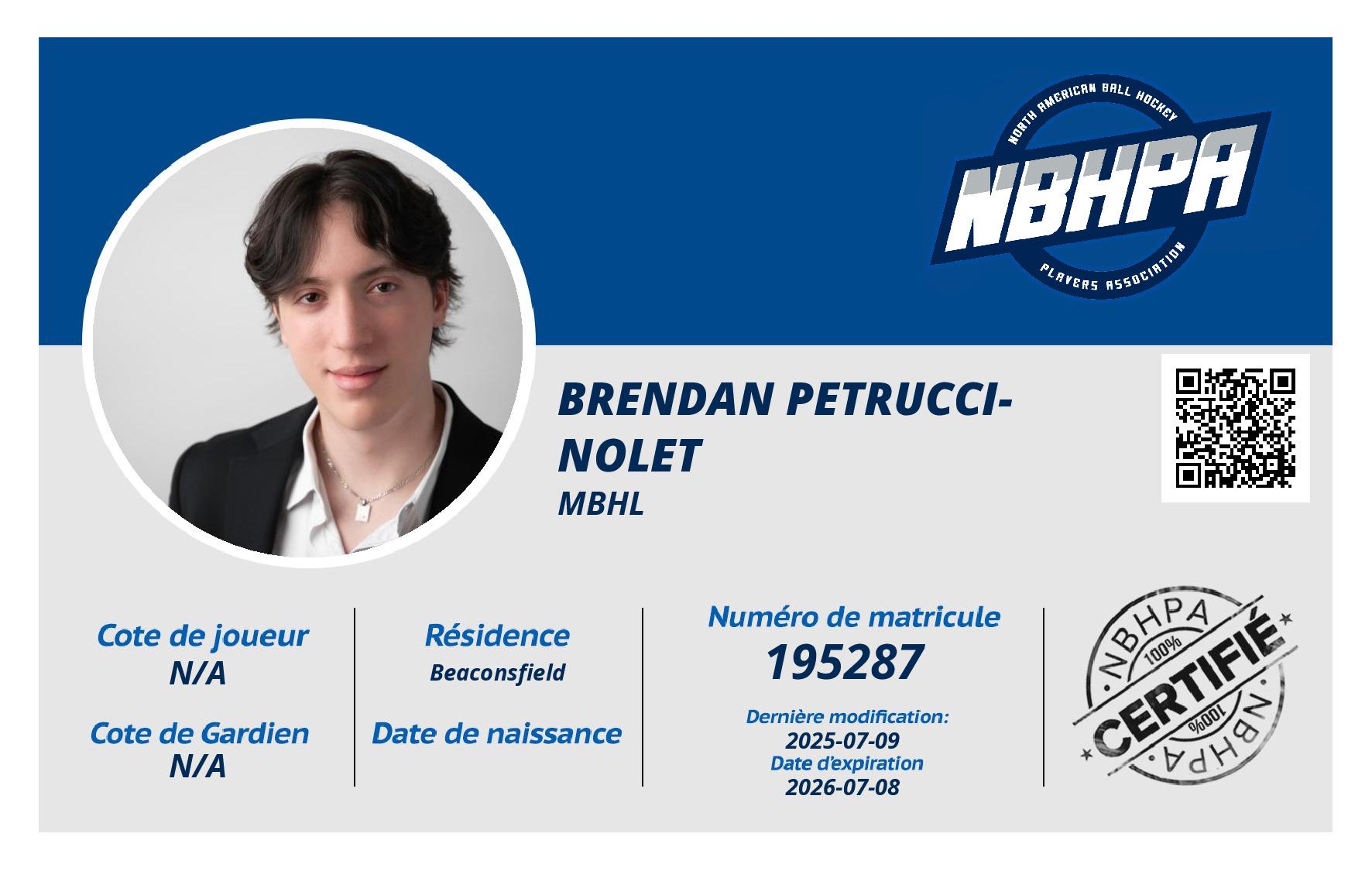 Brendan Petrucci-Nolet