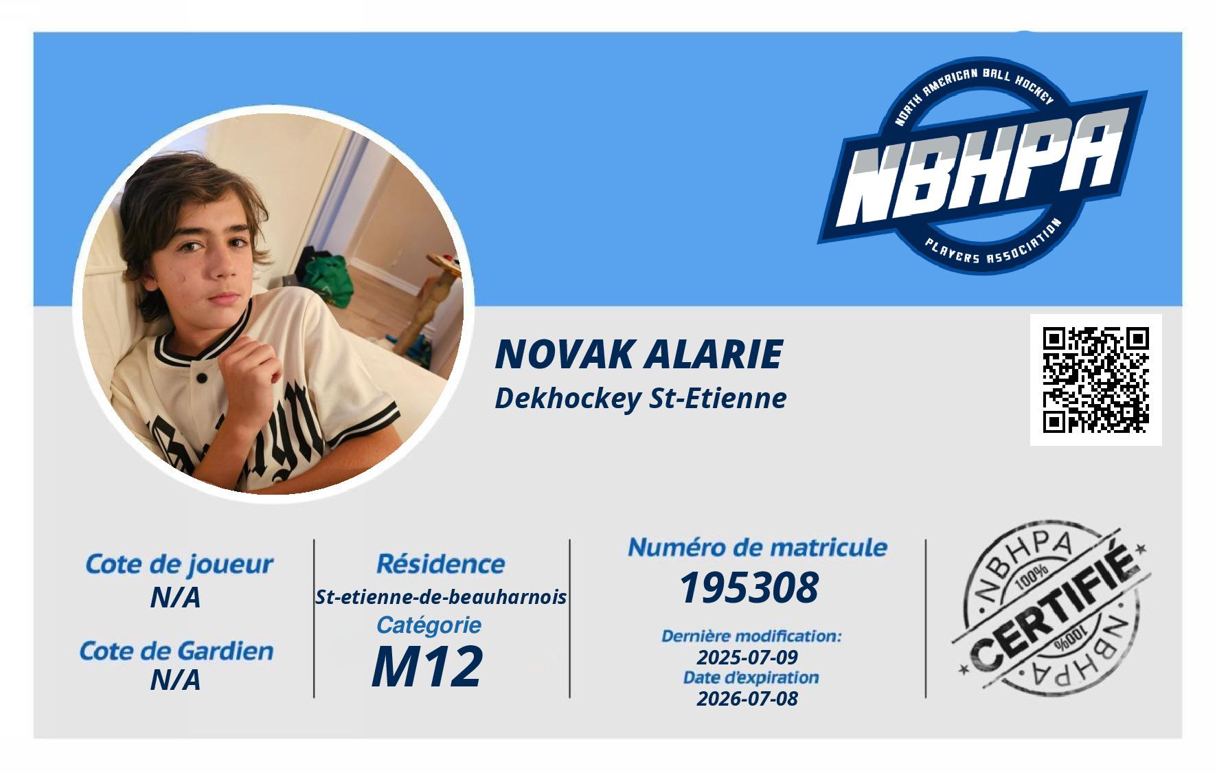 Novak Alarie