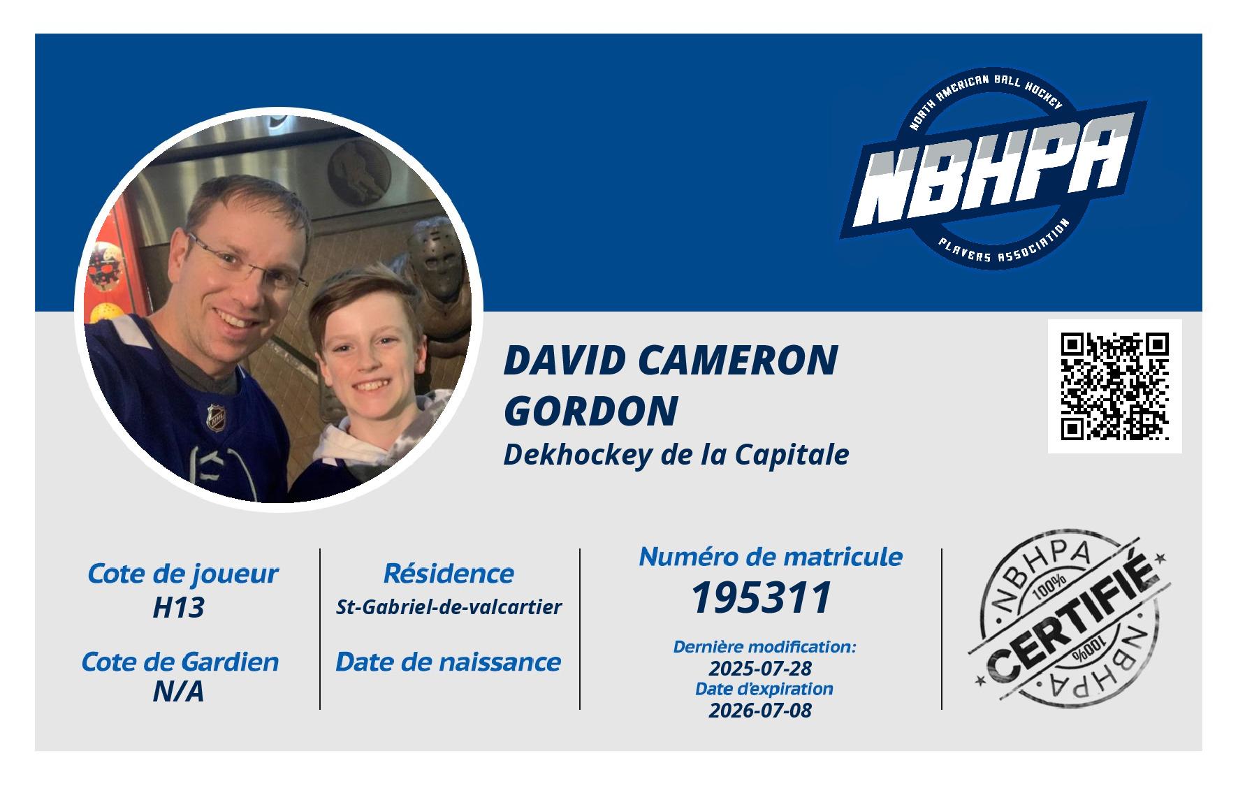 David Cameron Gordon 