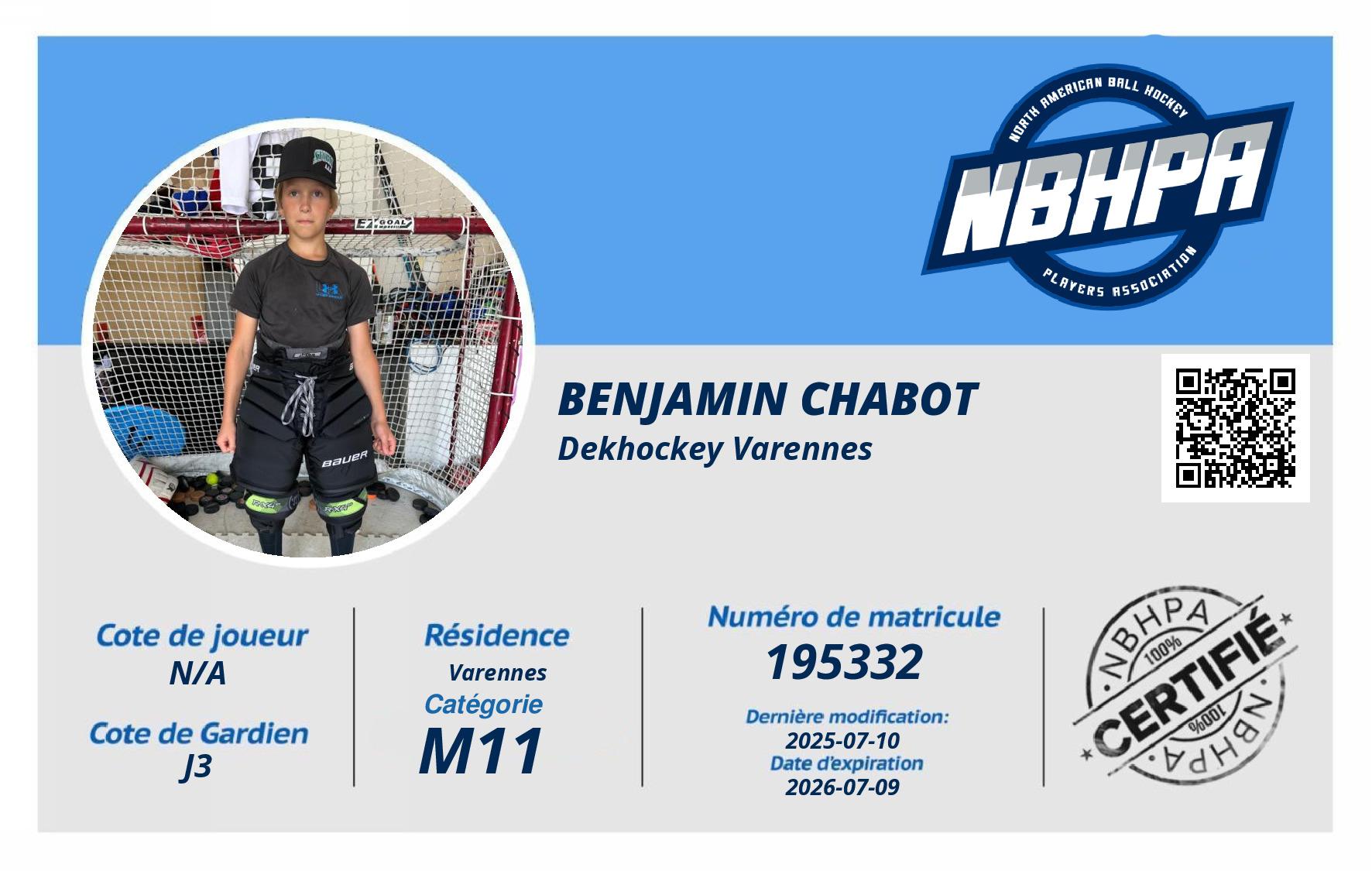 Benjamin Chabot