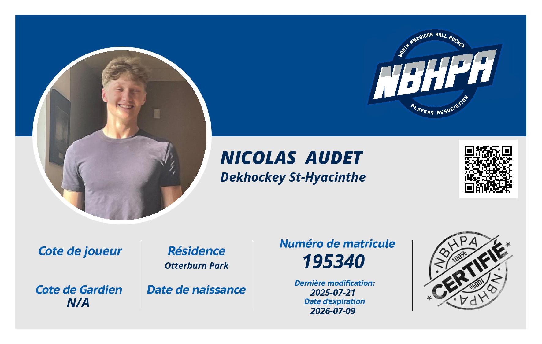 Nicolas  Audet