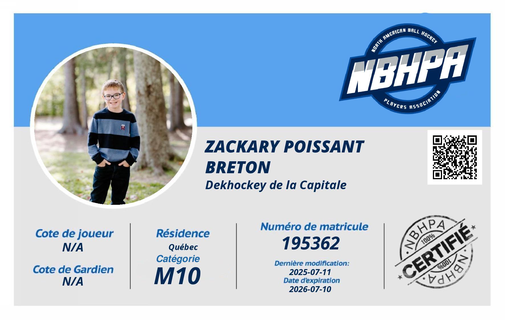 Zackary Poissant Breton