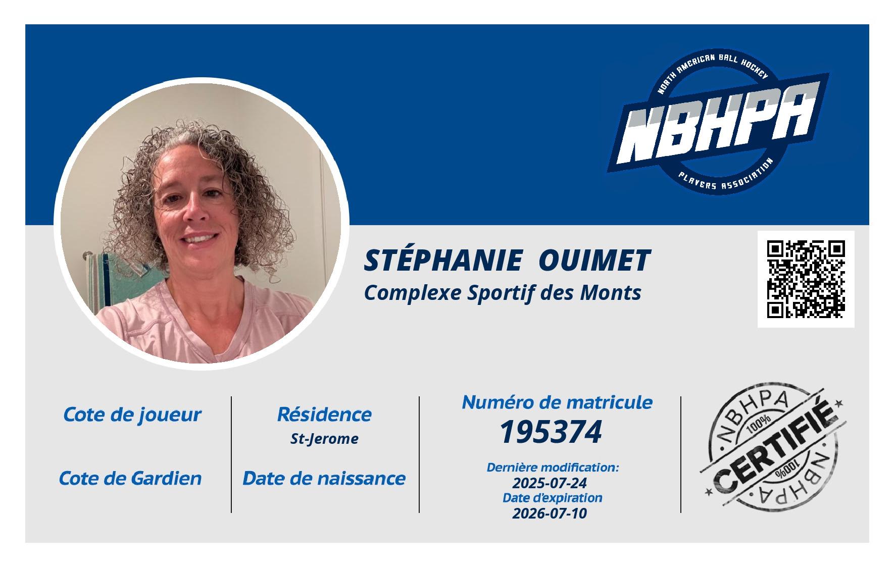 Stéphanie  Ouimet 