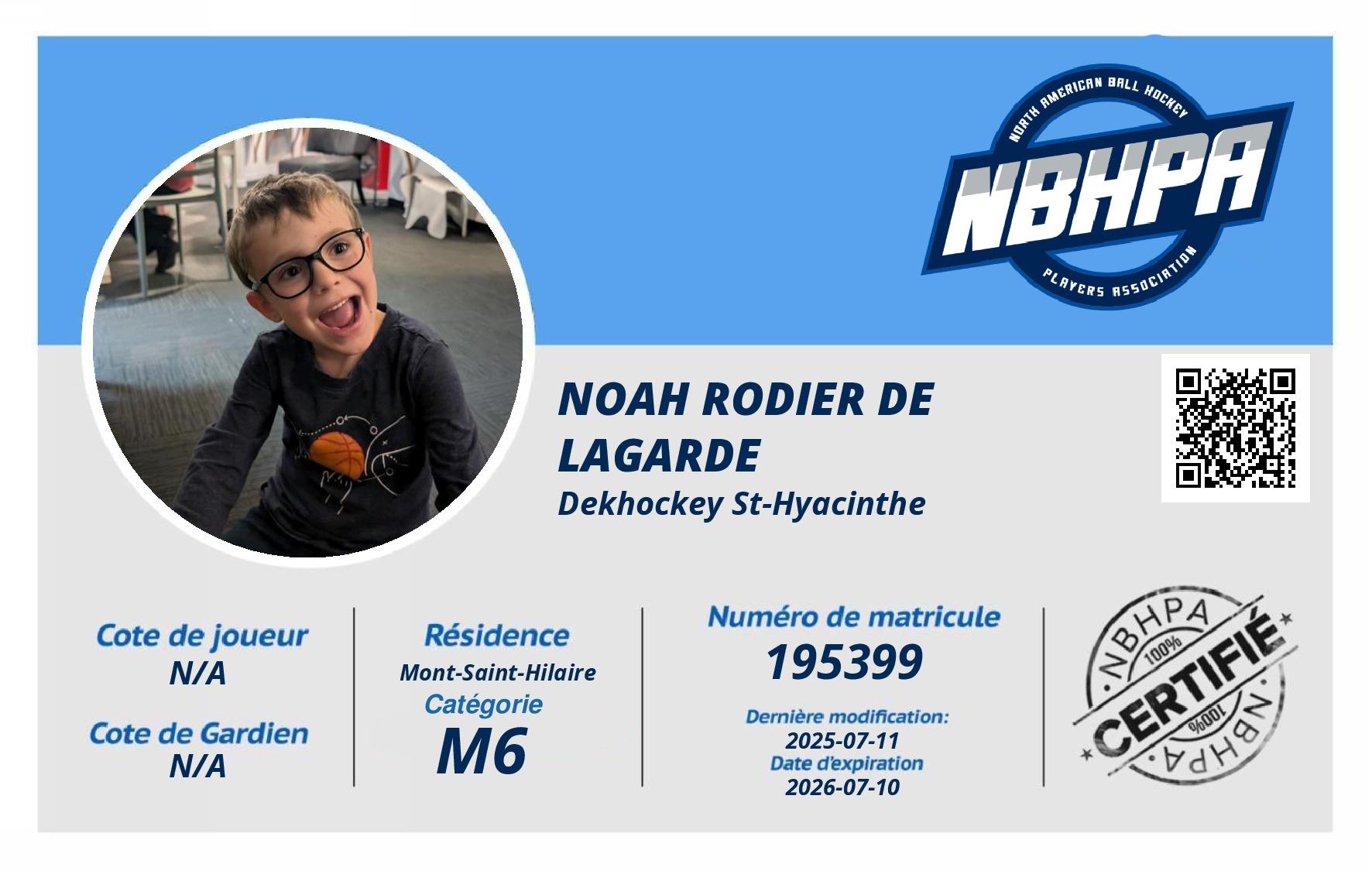 Noah Rodier de Lagarde