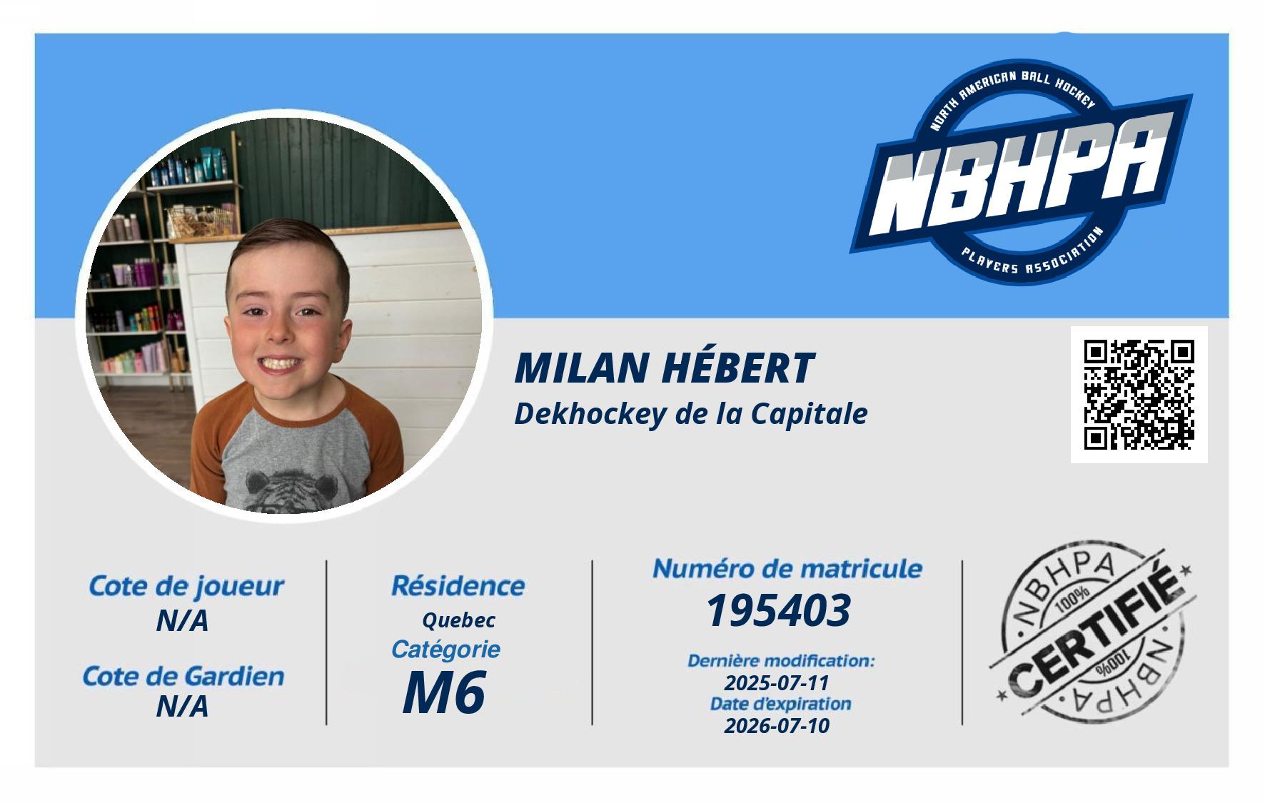 Milan Hébert 