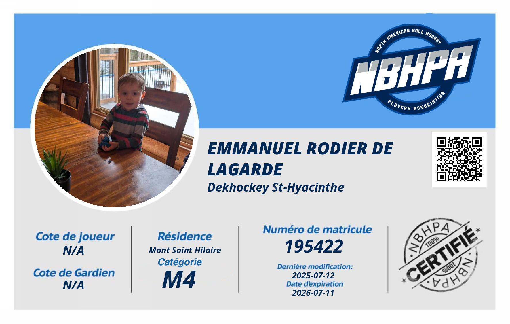 Emmanuel Rodier de Lagarde