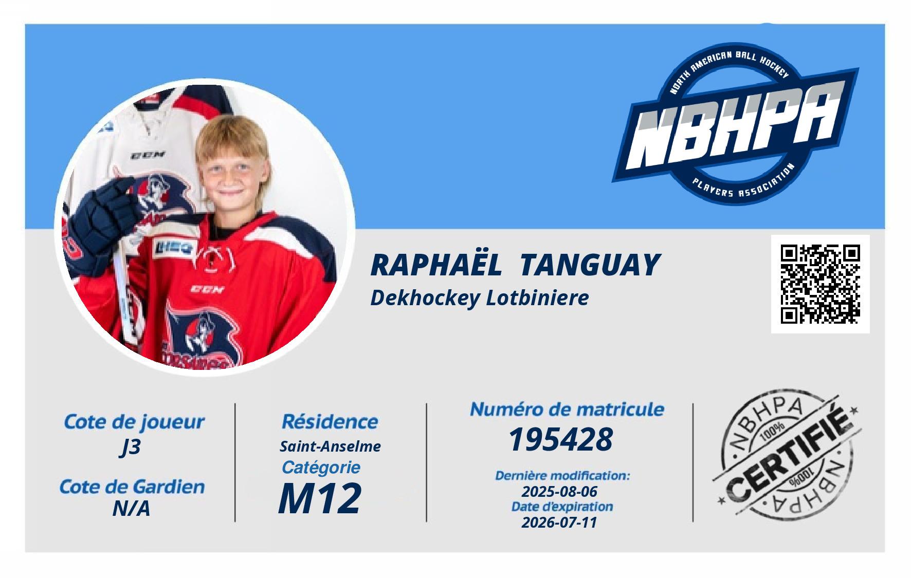 Raphaël  Tanguay 
