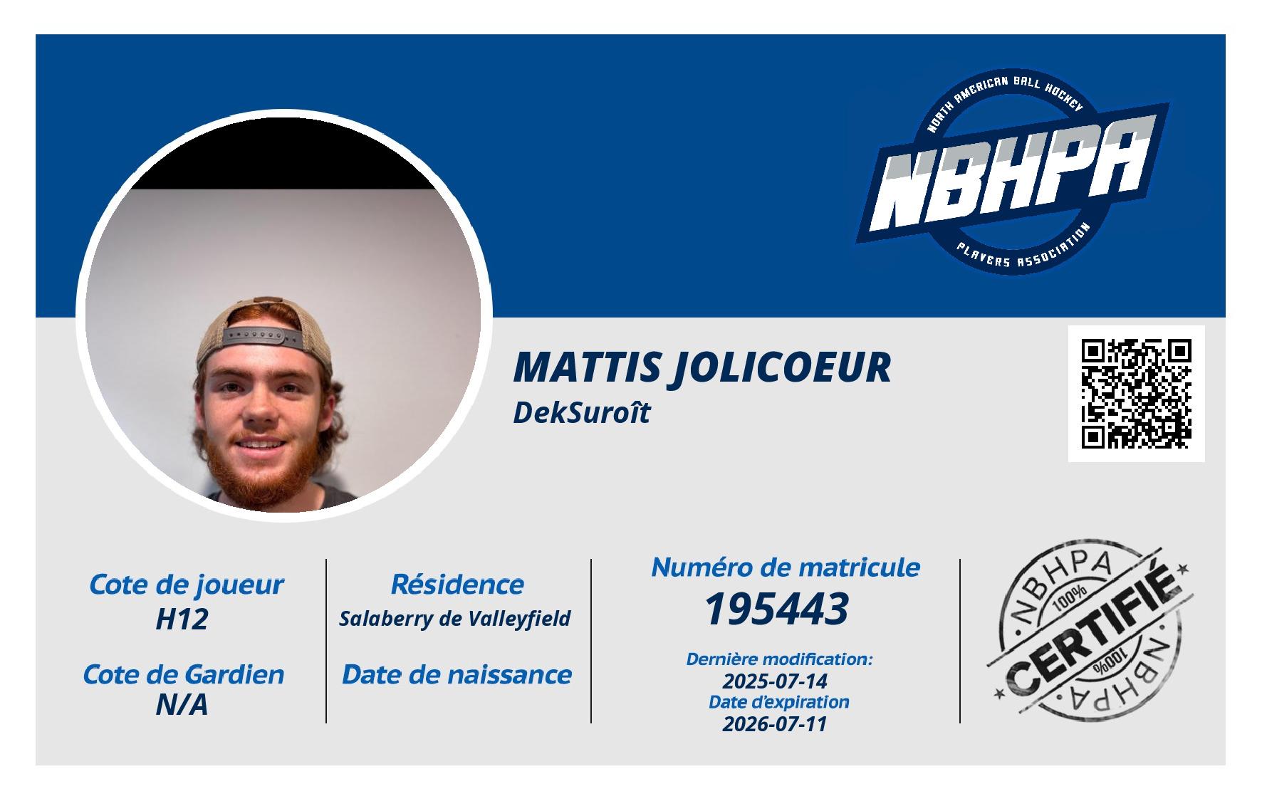 Mattis Jolicoeur